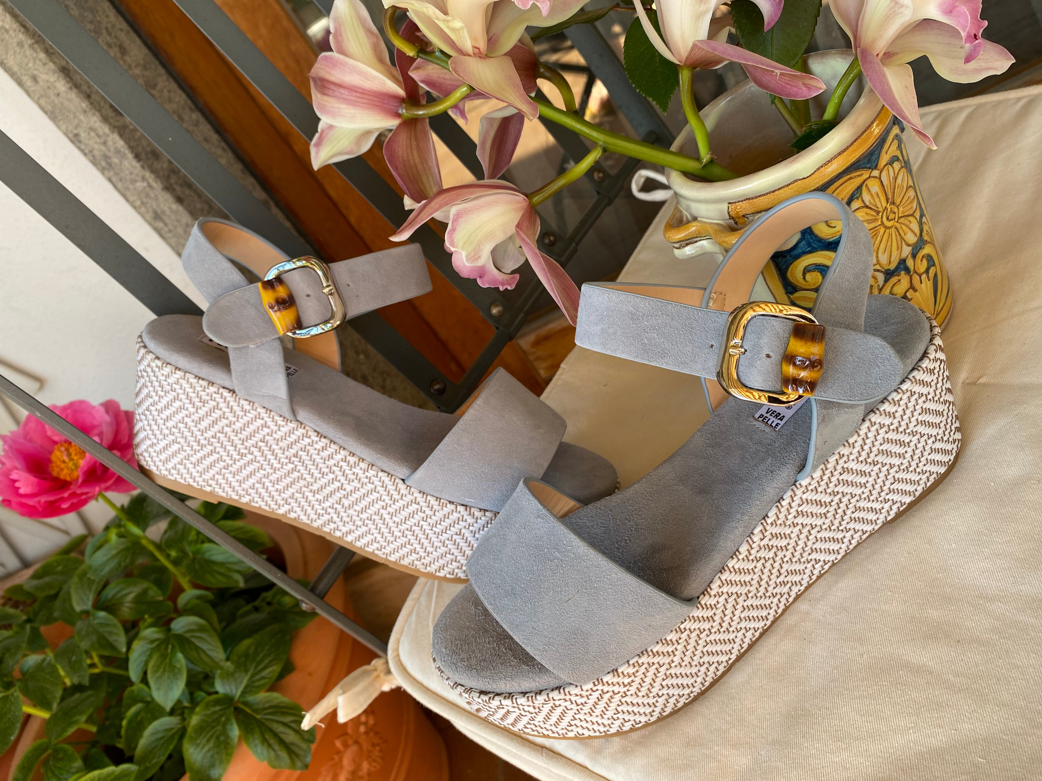Keys K-11080 sandalo donna Rope cielo