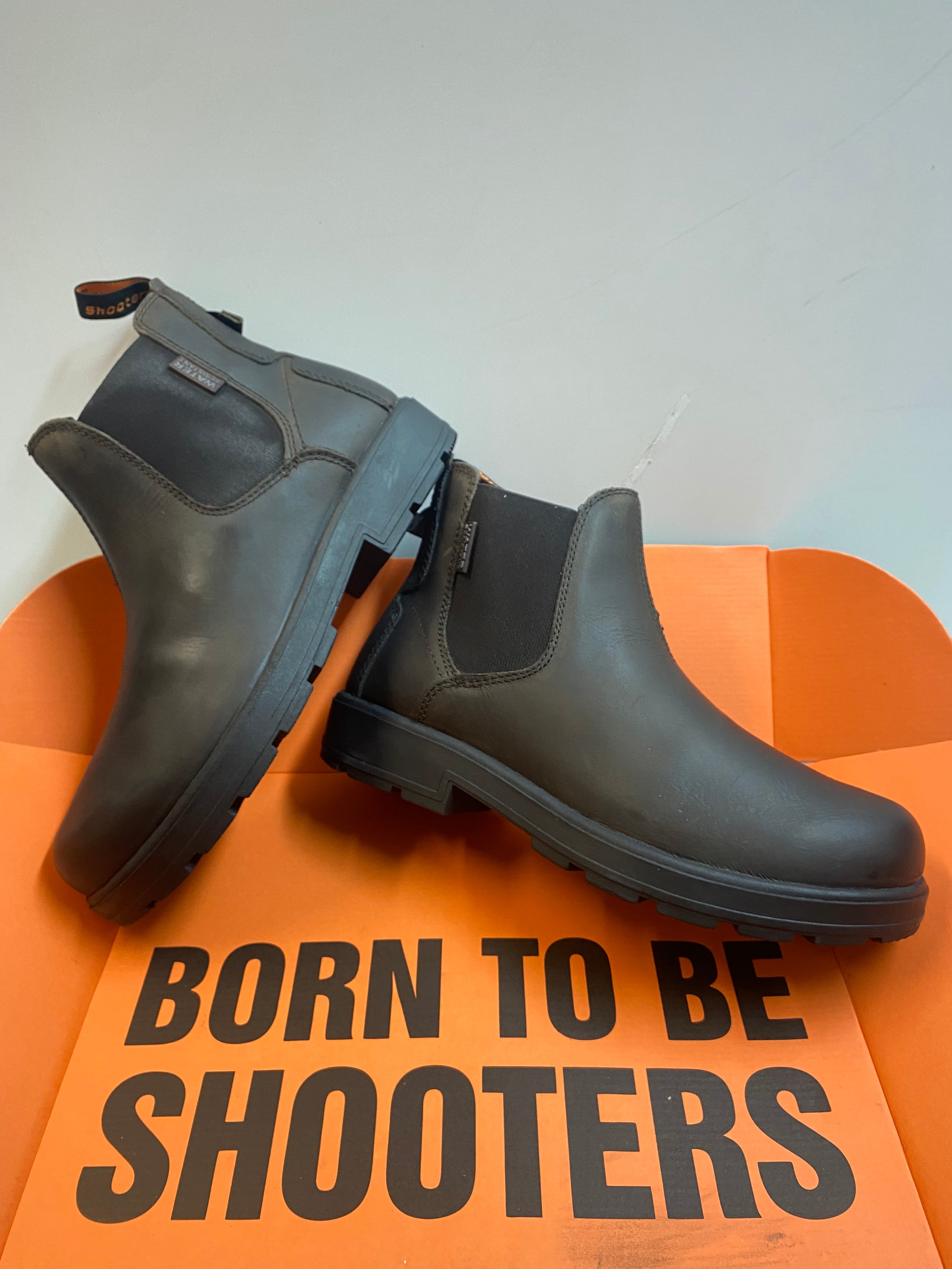 Shooters S3634-06 stivaletti chelsea uomo in pelle ingrassata