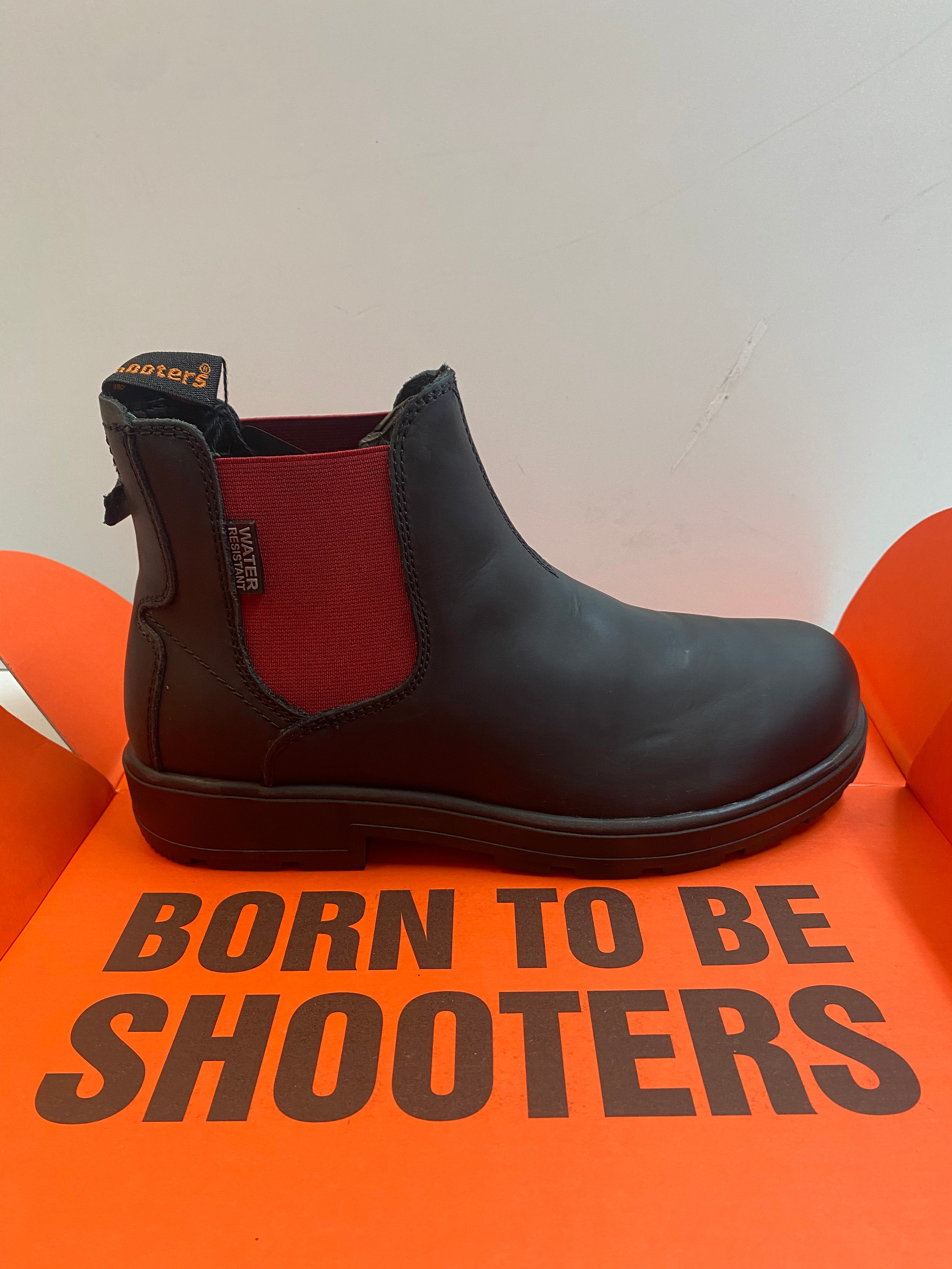 Shooters S3634-06 stivaletti chelsea uomo in pelle ingrassata