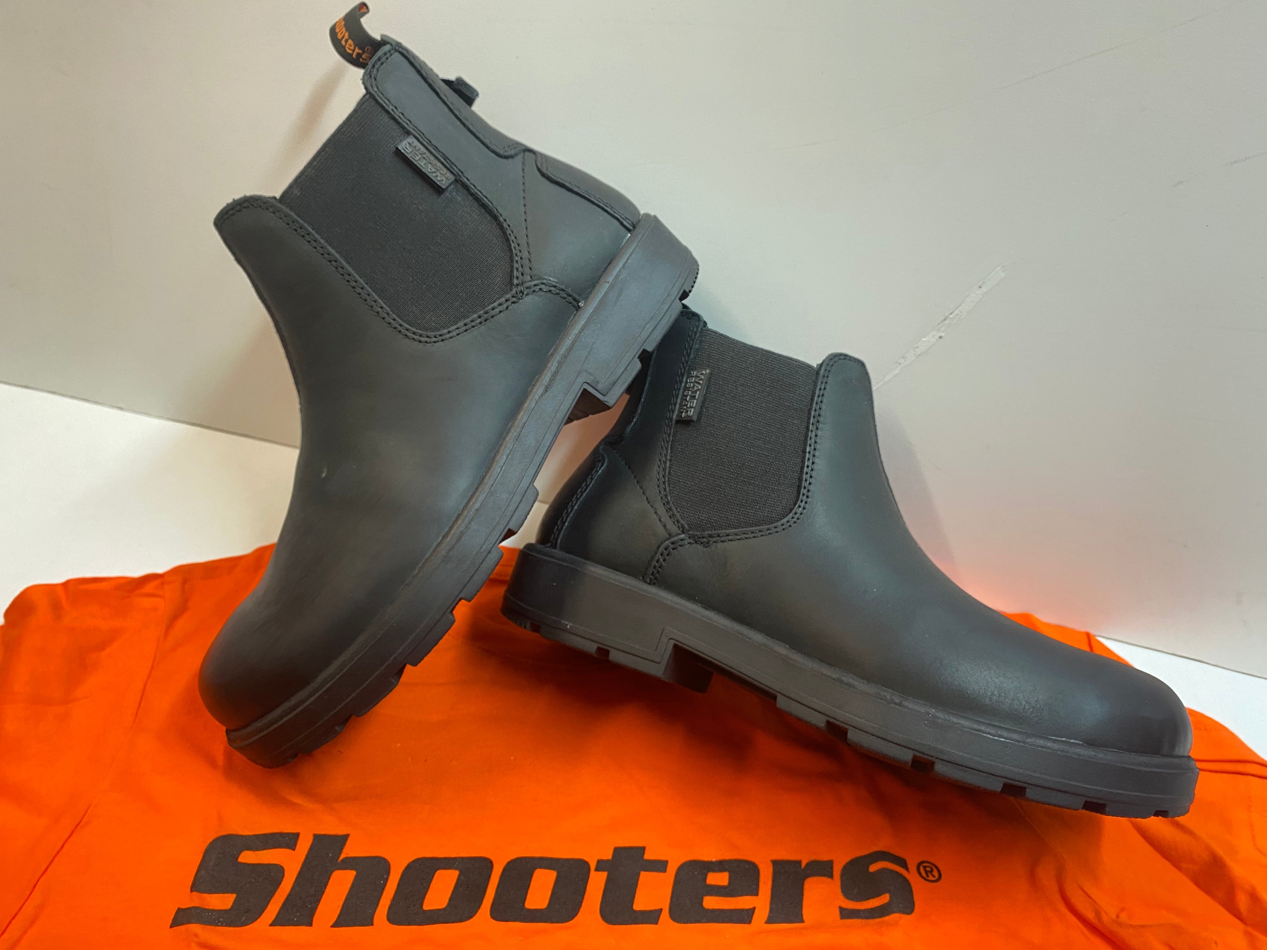 Shooters S3634-06 stivaletti chelsea uomo in pelle ingrassata