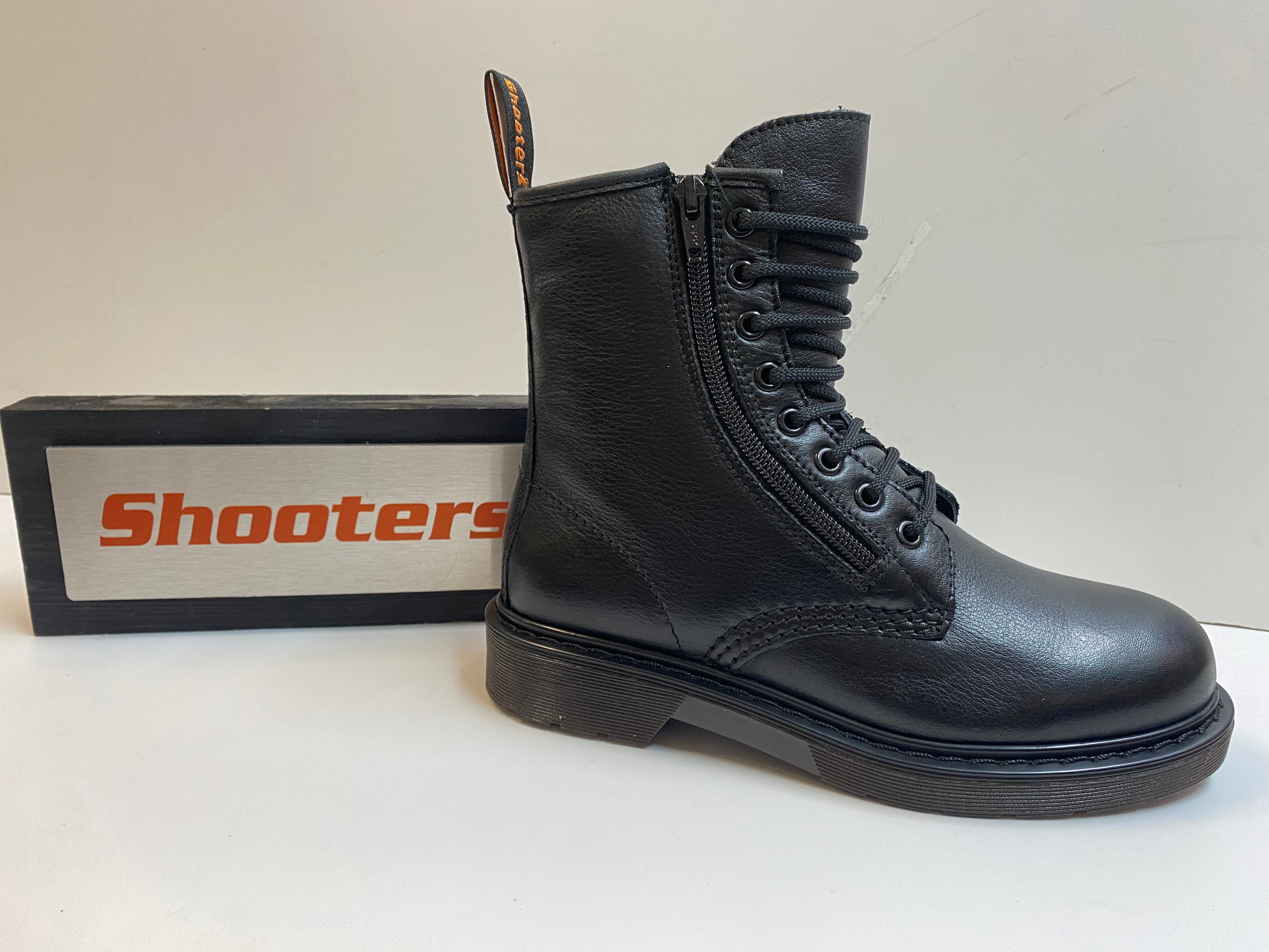 Shooters S11330-01 anfibio donna in pelle nero