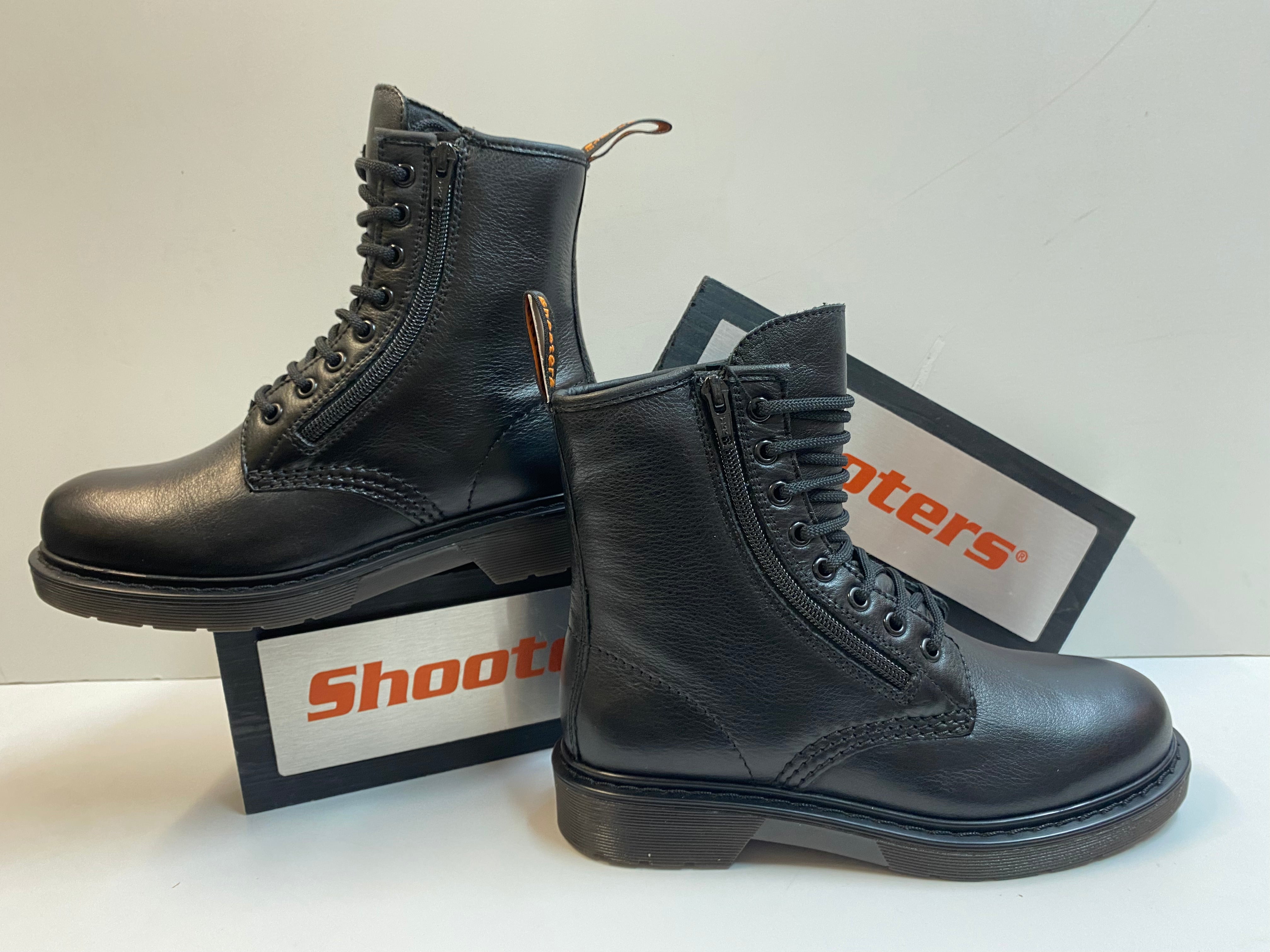 Shooters S11330-01 anfibio donna in pelle nero