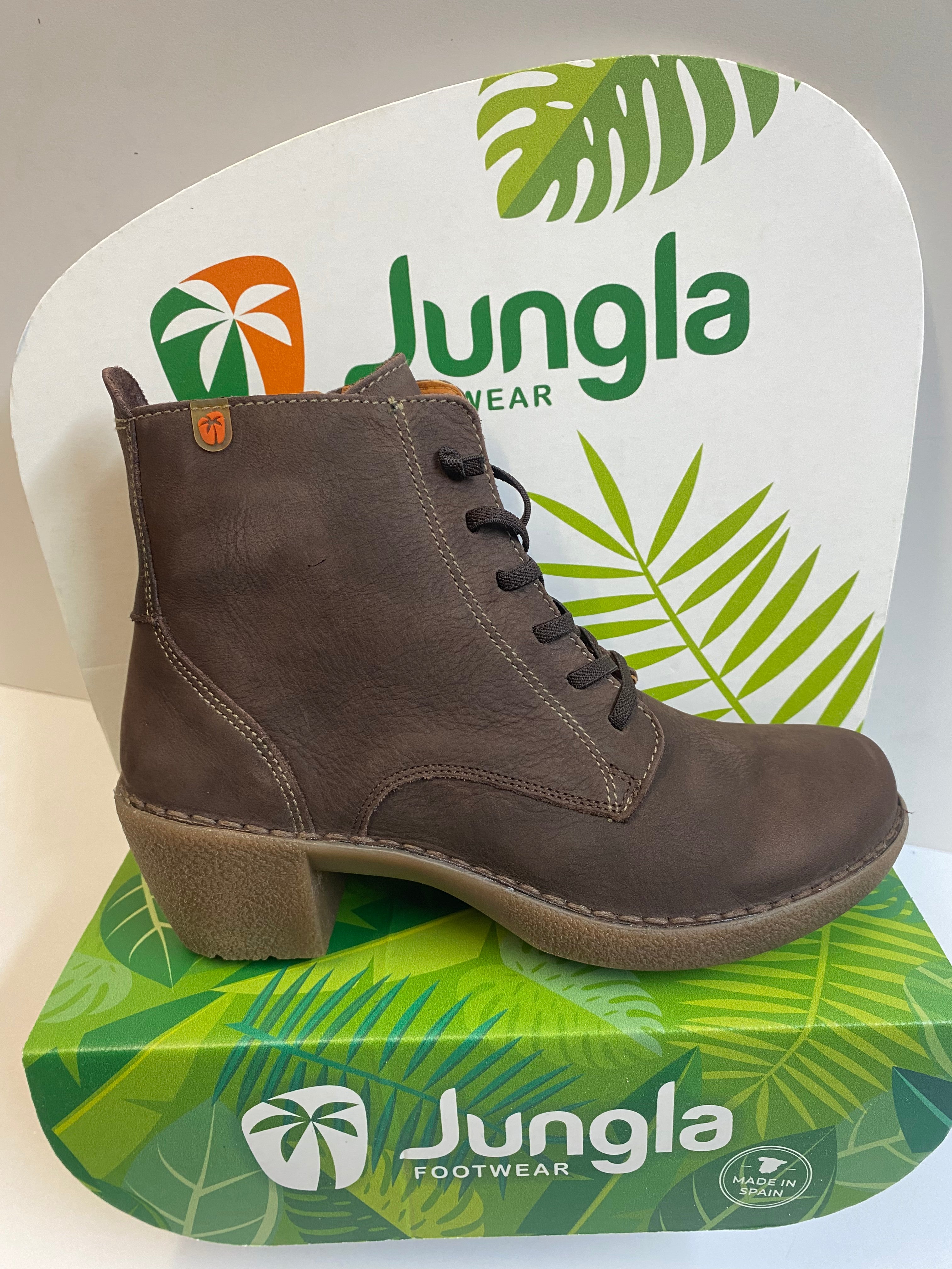 Jungla 7512 stivaletto donna allacciato in pelle