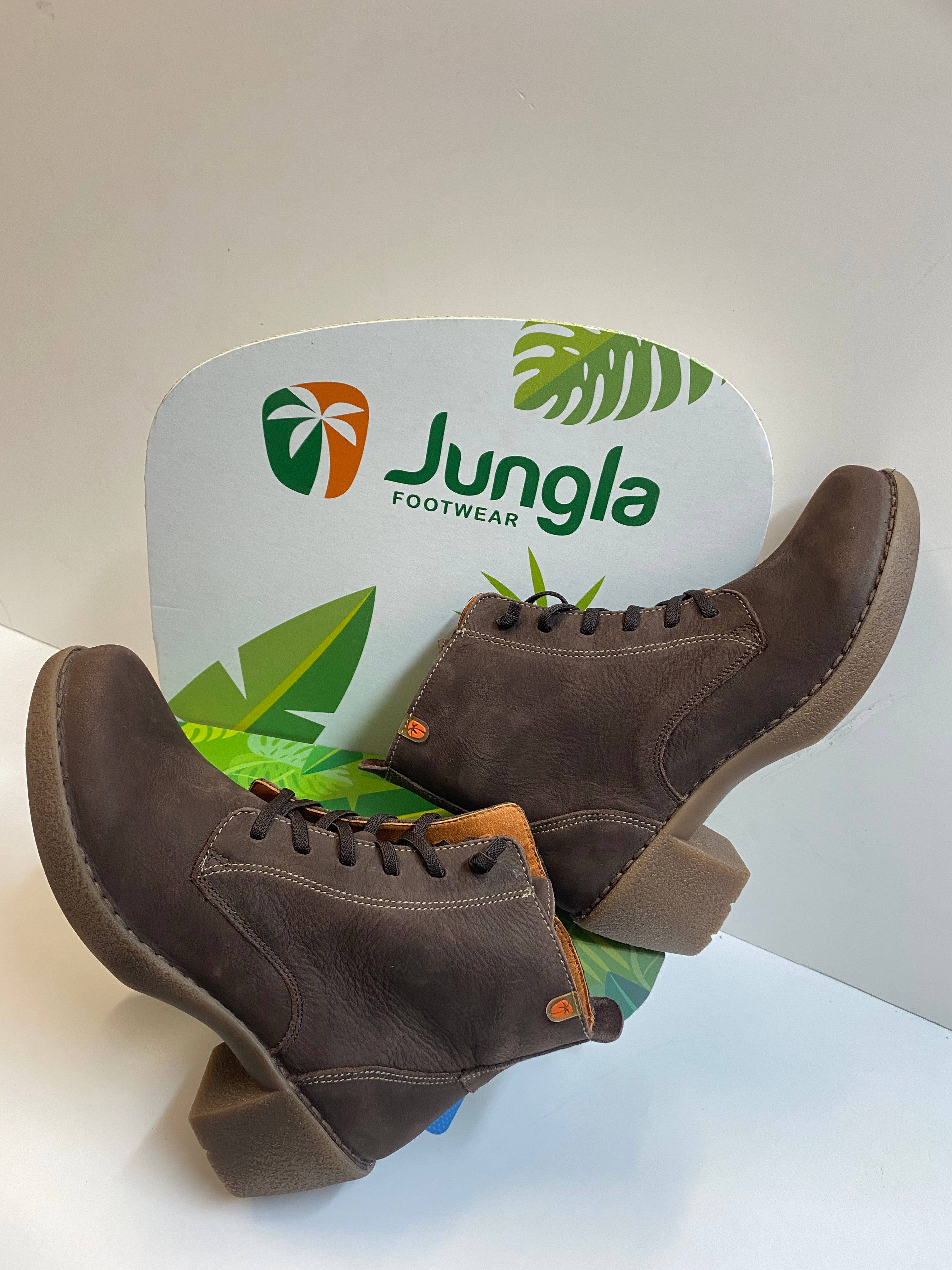 Jungla 7512 stivaletto donna allacciato in pelle