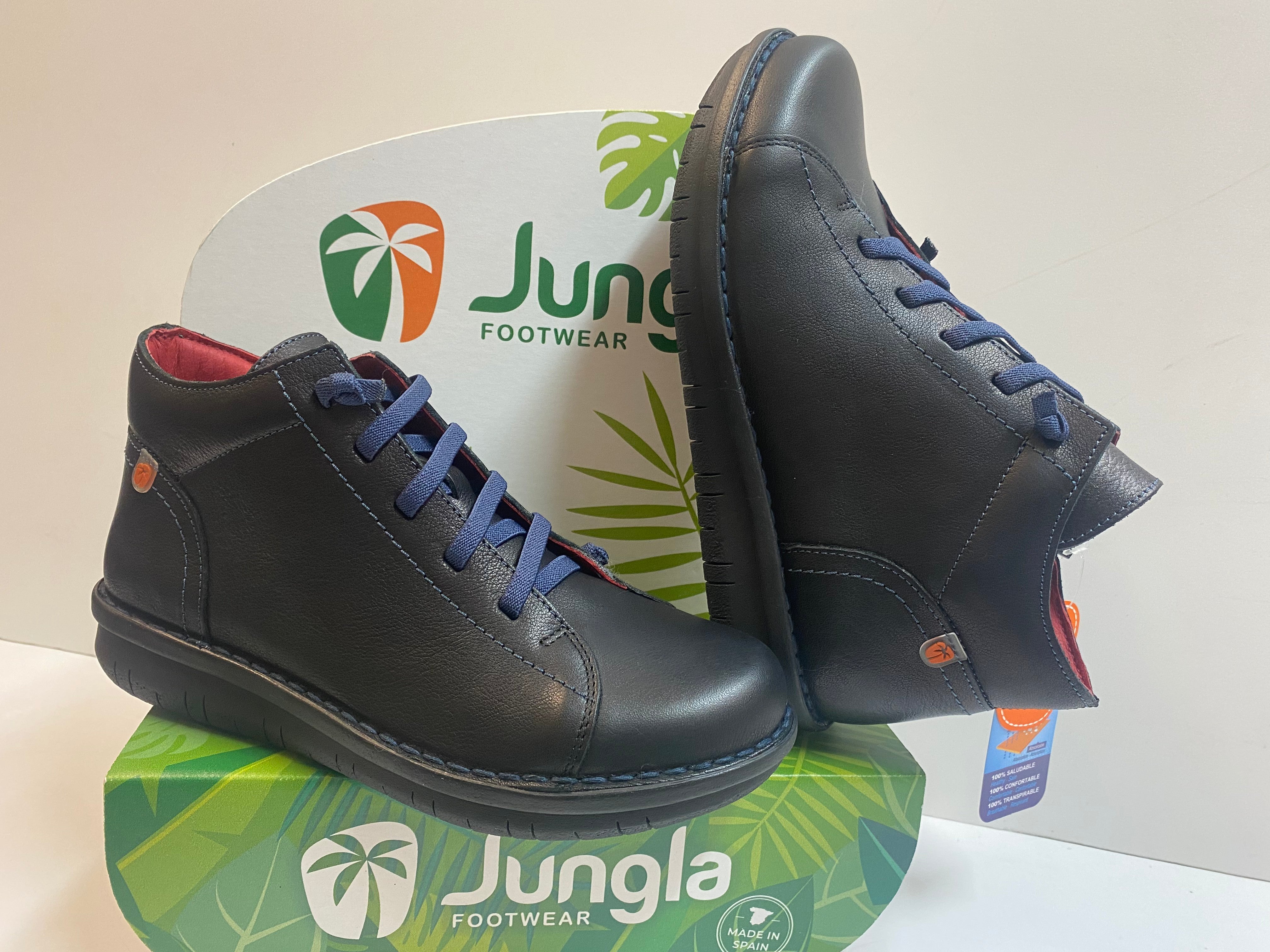 Jungla 7552 sneakers alta donna in pelle