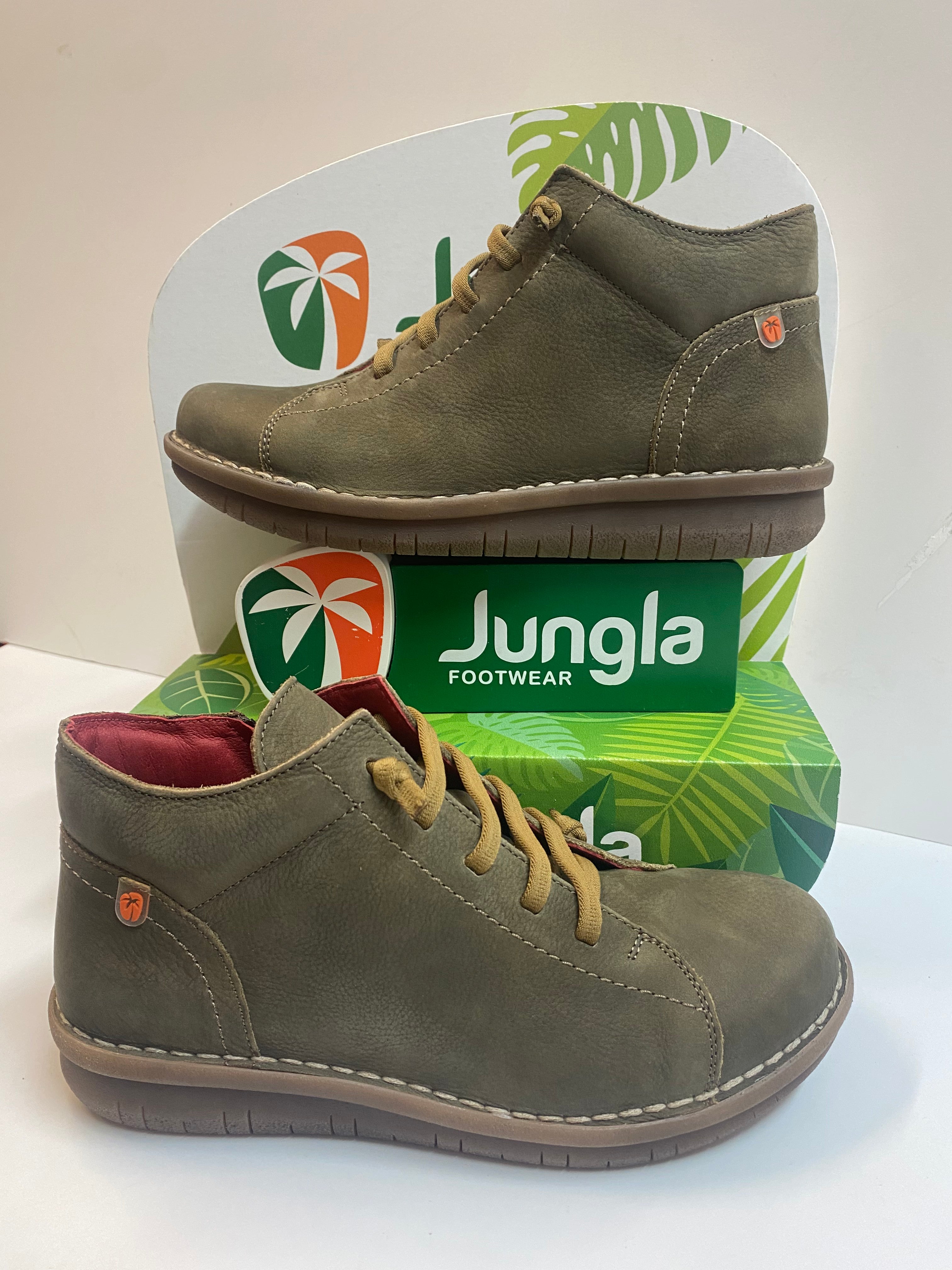 Jungla 7552 sneakers alta donna in pelle