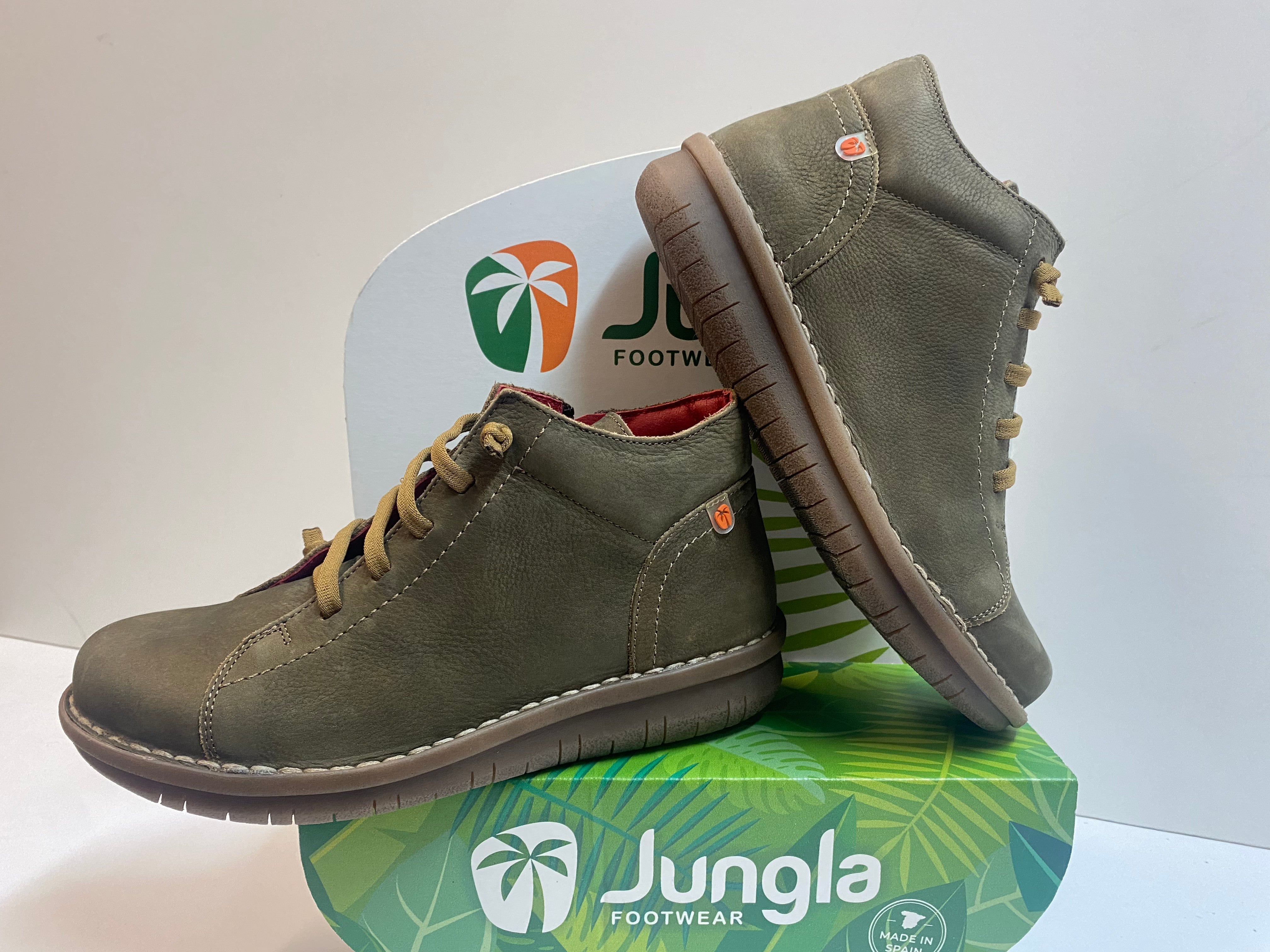 Jungla 7552 sneakers alta donna in pelle