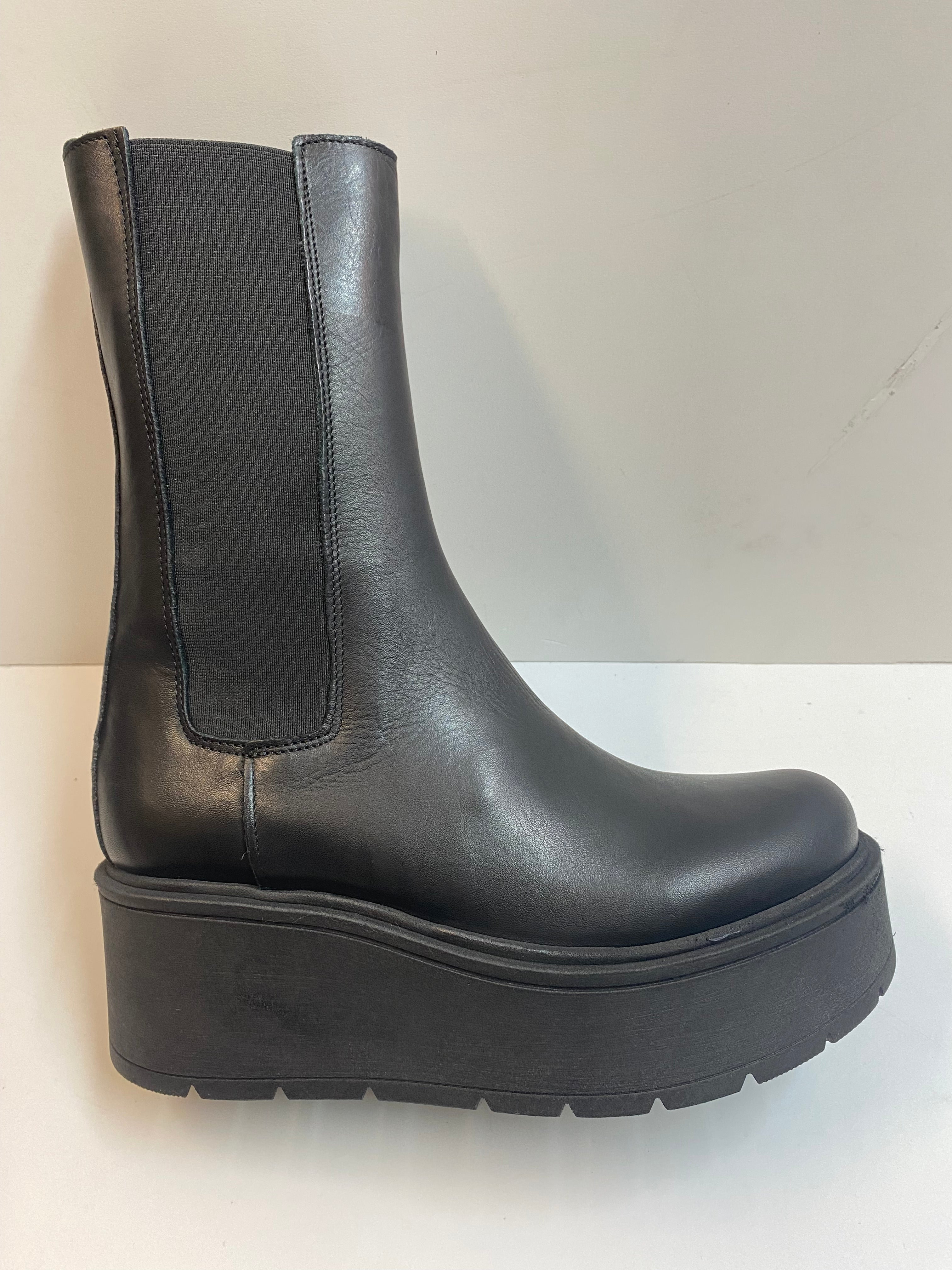 RShoes LUNA 4 stivale donna in pelle nero