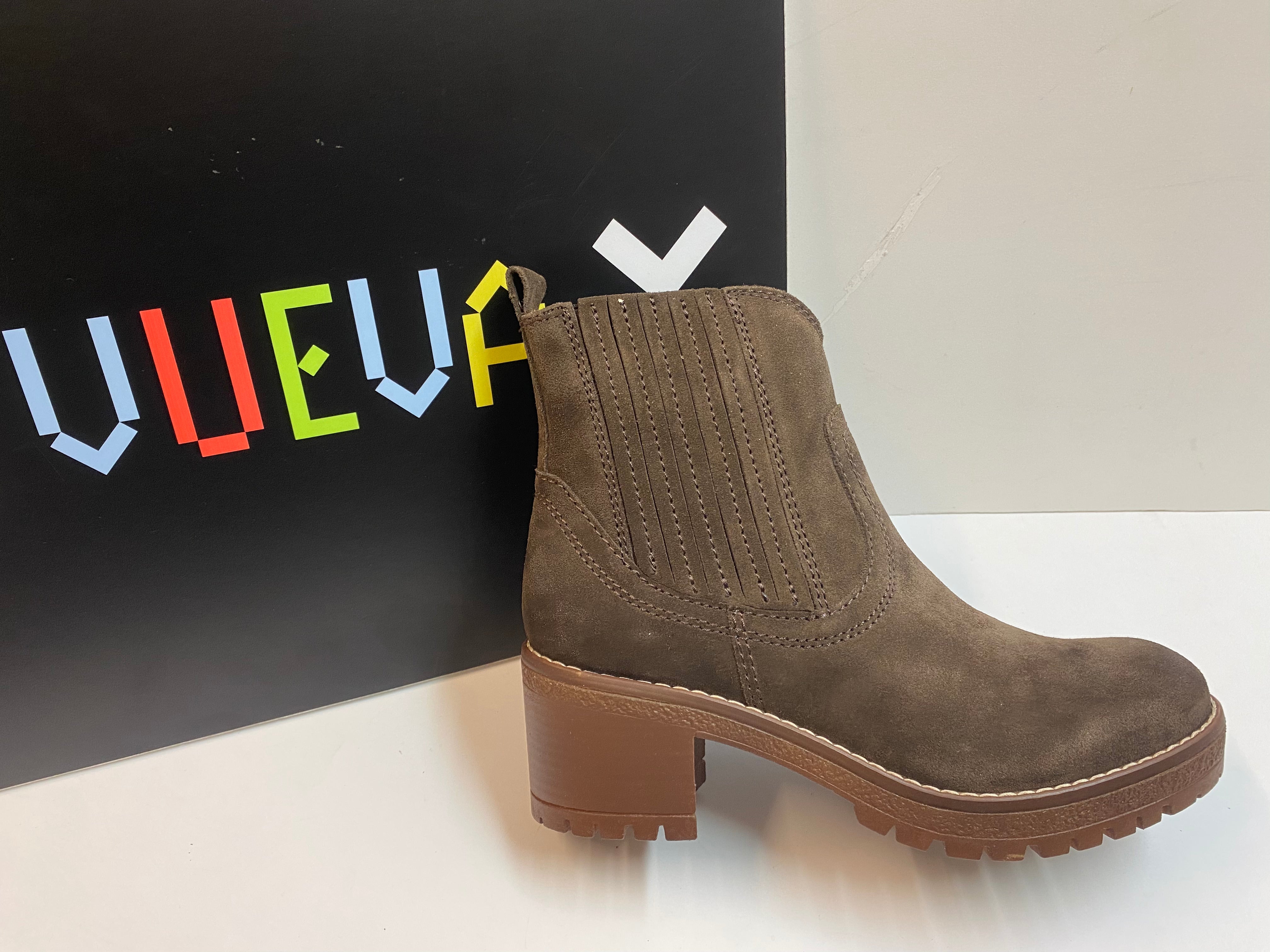 Vueva WH353H26P stivaletti in nabuk tortora