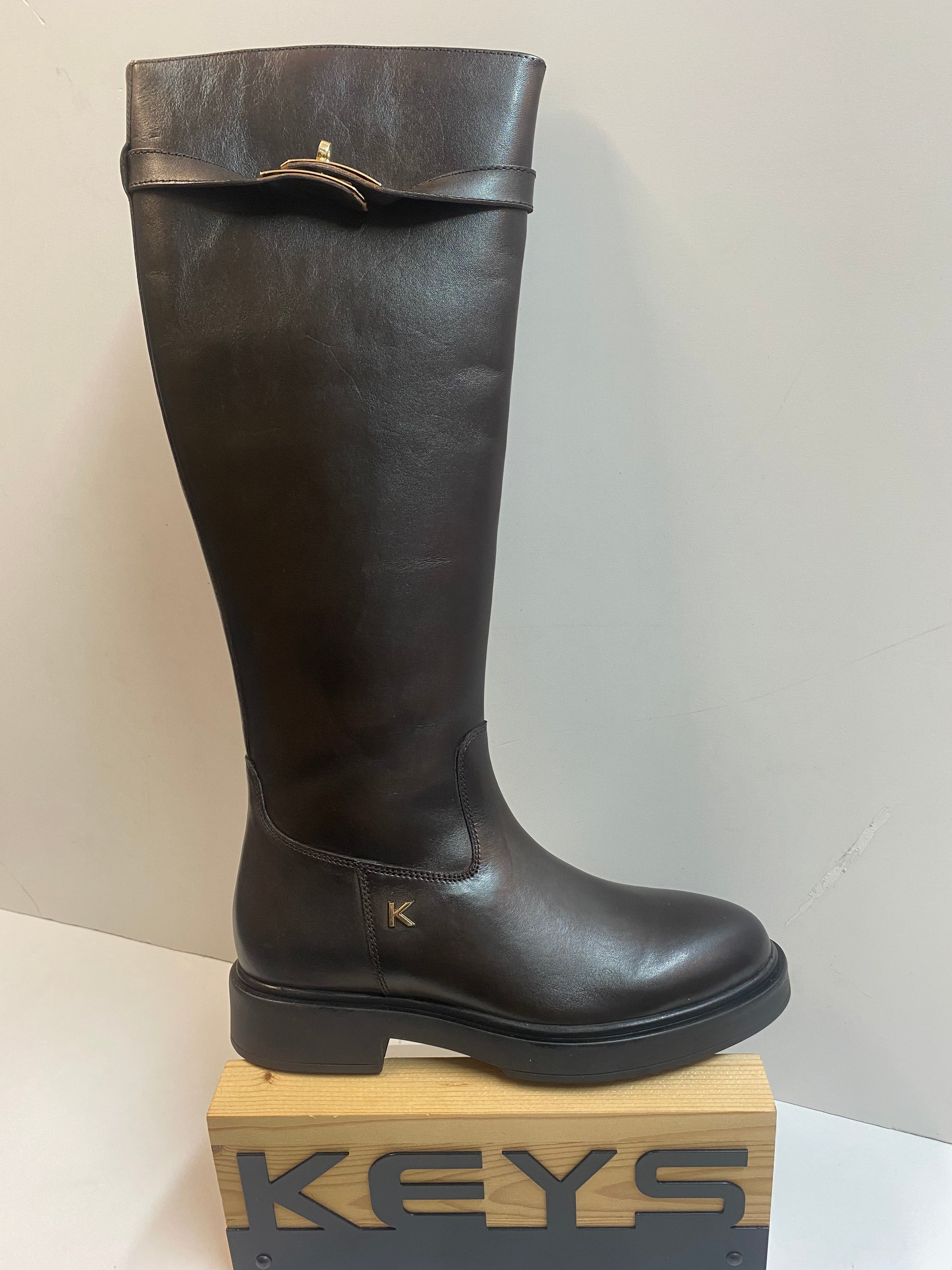 Keys K-11474B stivali donna dark brown