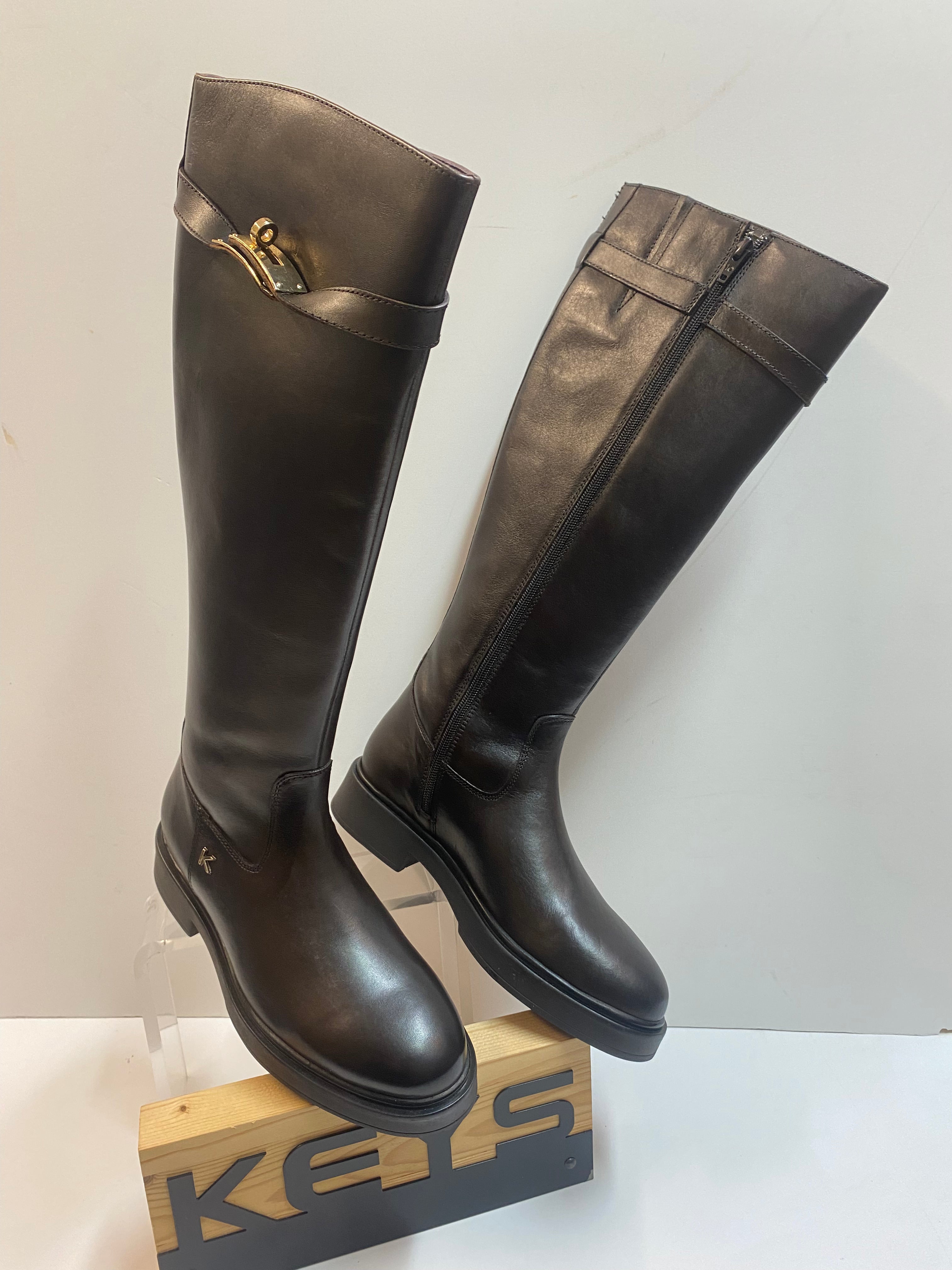 Keys K-11474B stivali donna dark brown