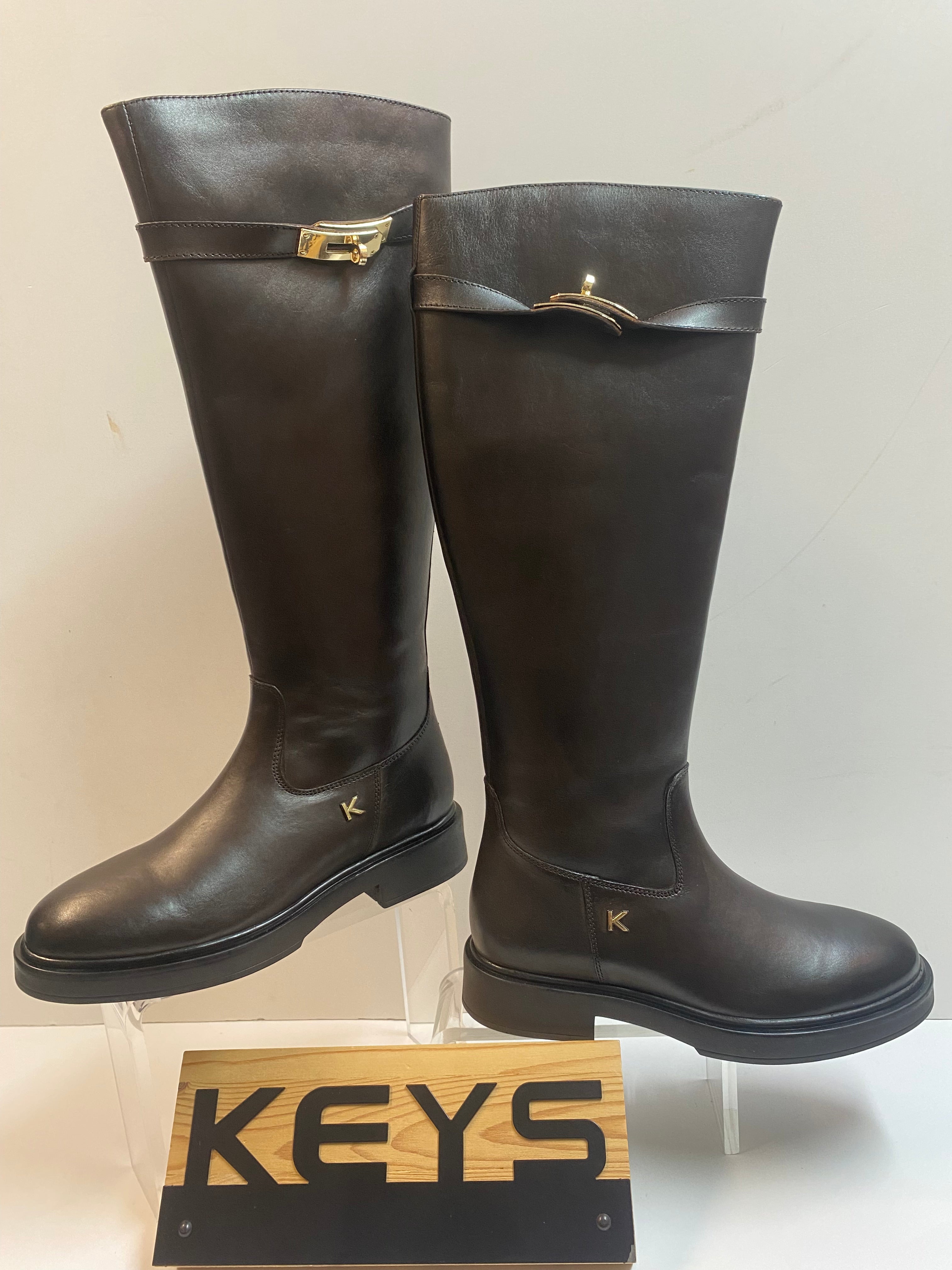 Keys K-11474B stivali donna dark brown