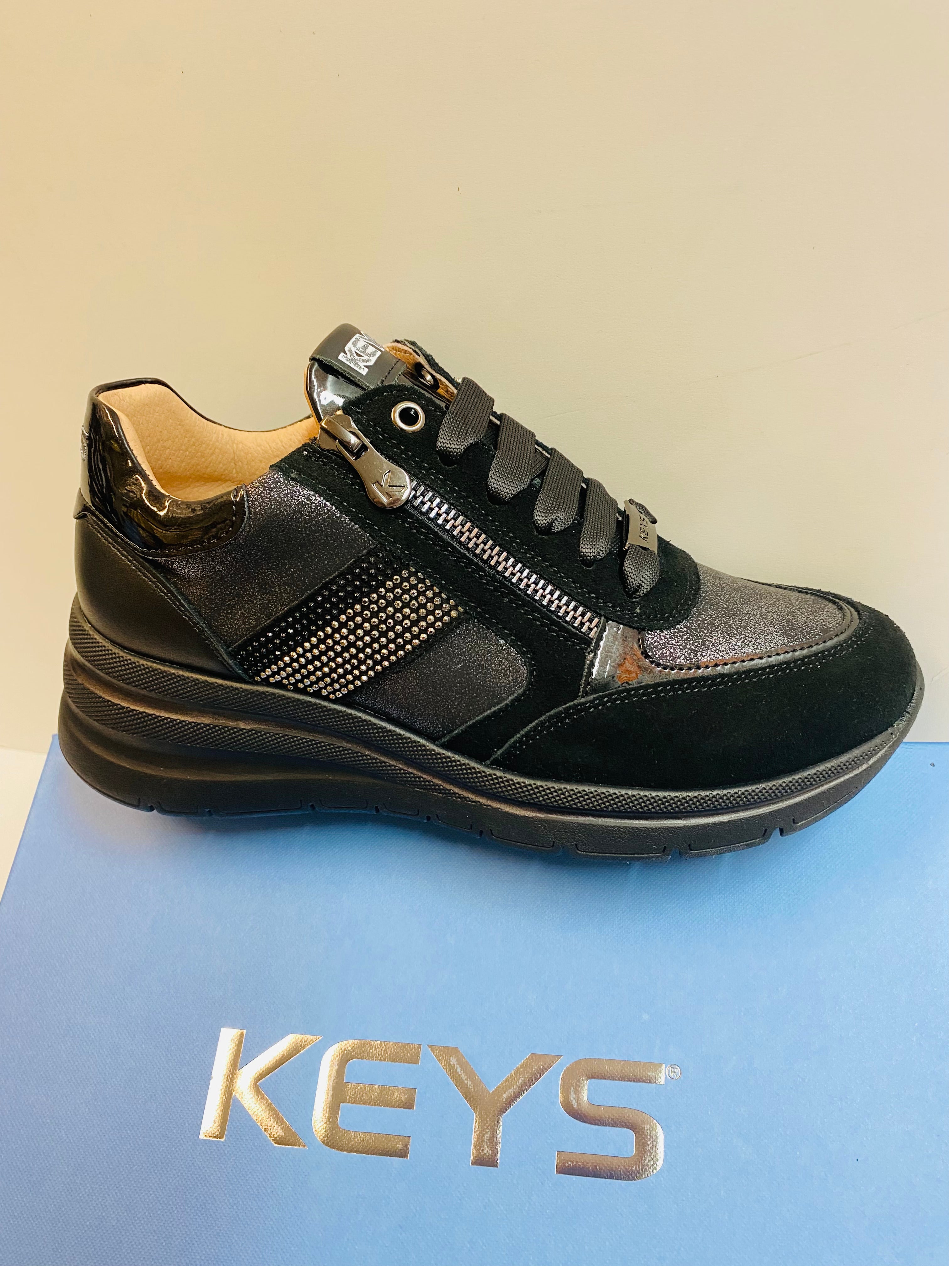 Keys K-11264B sneakers donna black