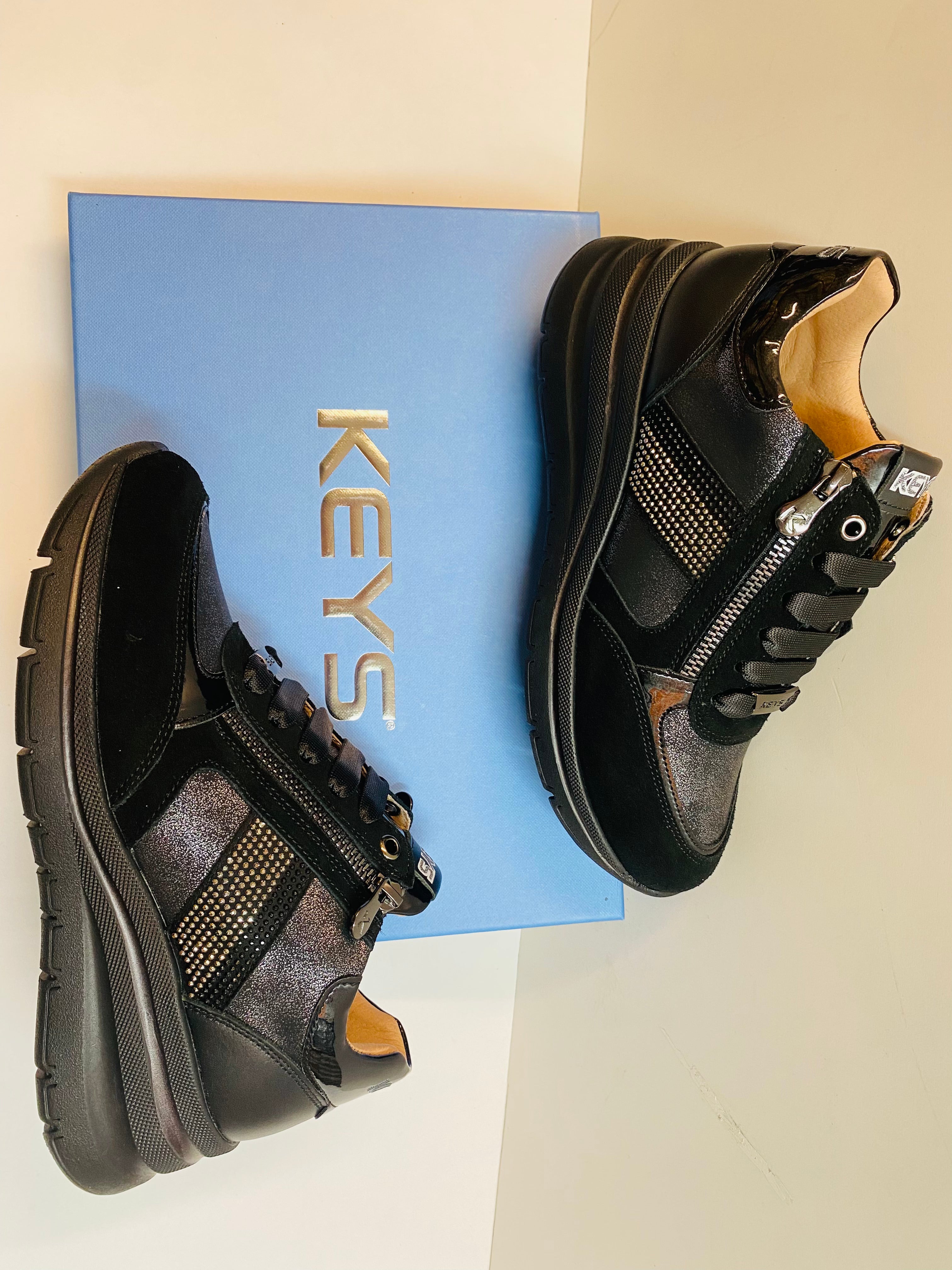 Keys K-11264B sneakers donna black