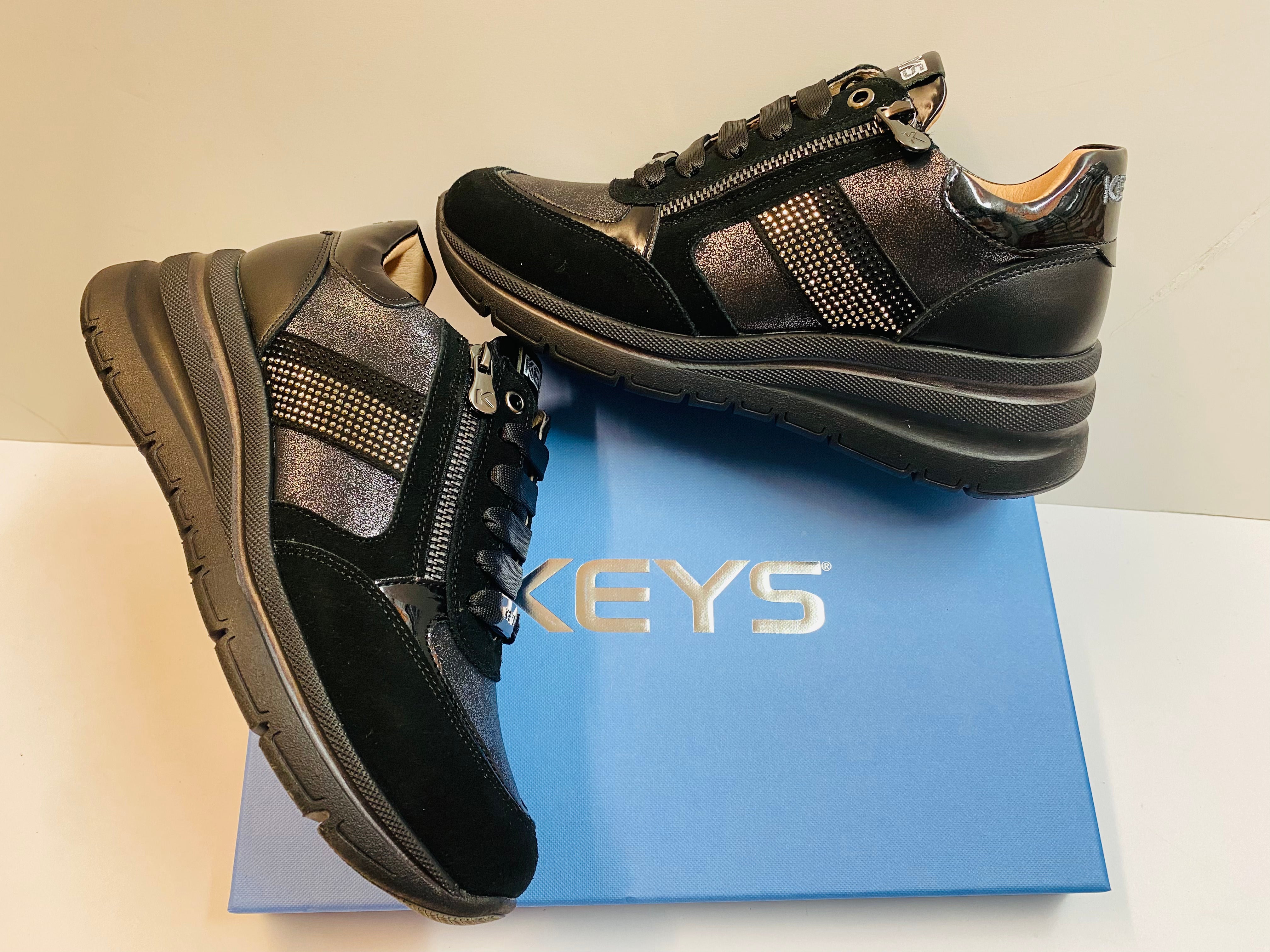 Keys K-11264B sneakers donna black