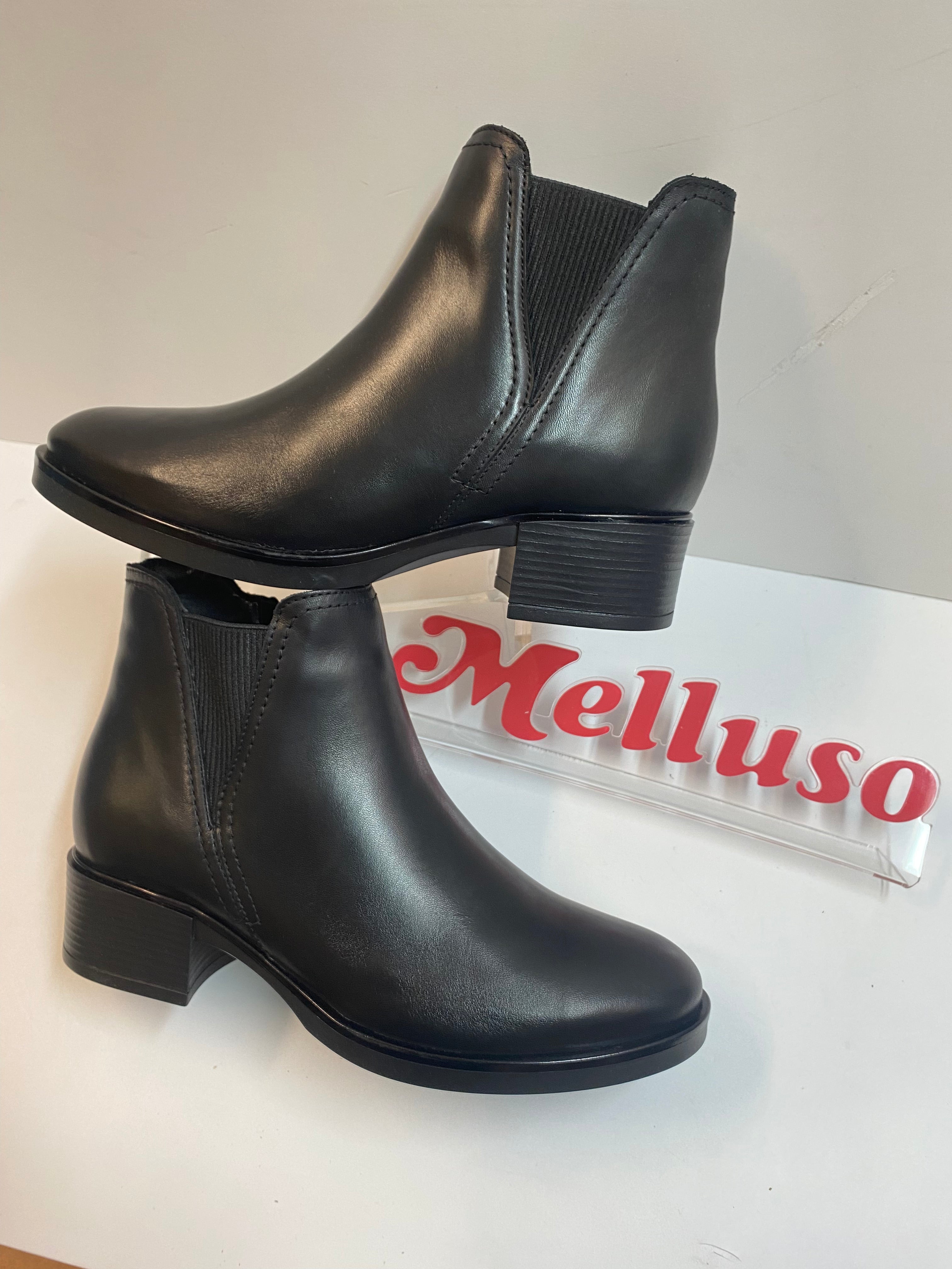 Melluso K91863Z stivaletto chelsea in pelle nero