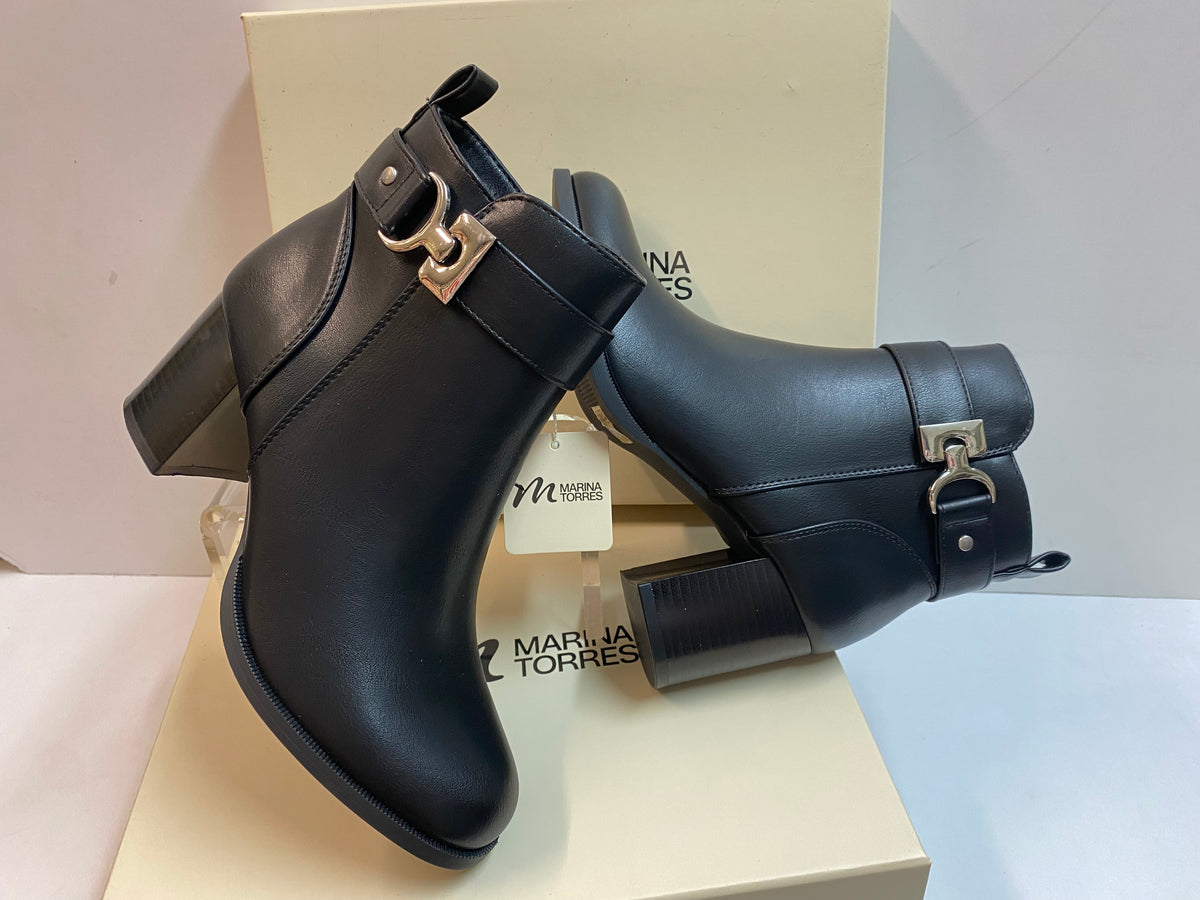 Marina Torres 9257-20 tronchetto elegante con fibbia