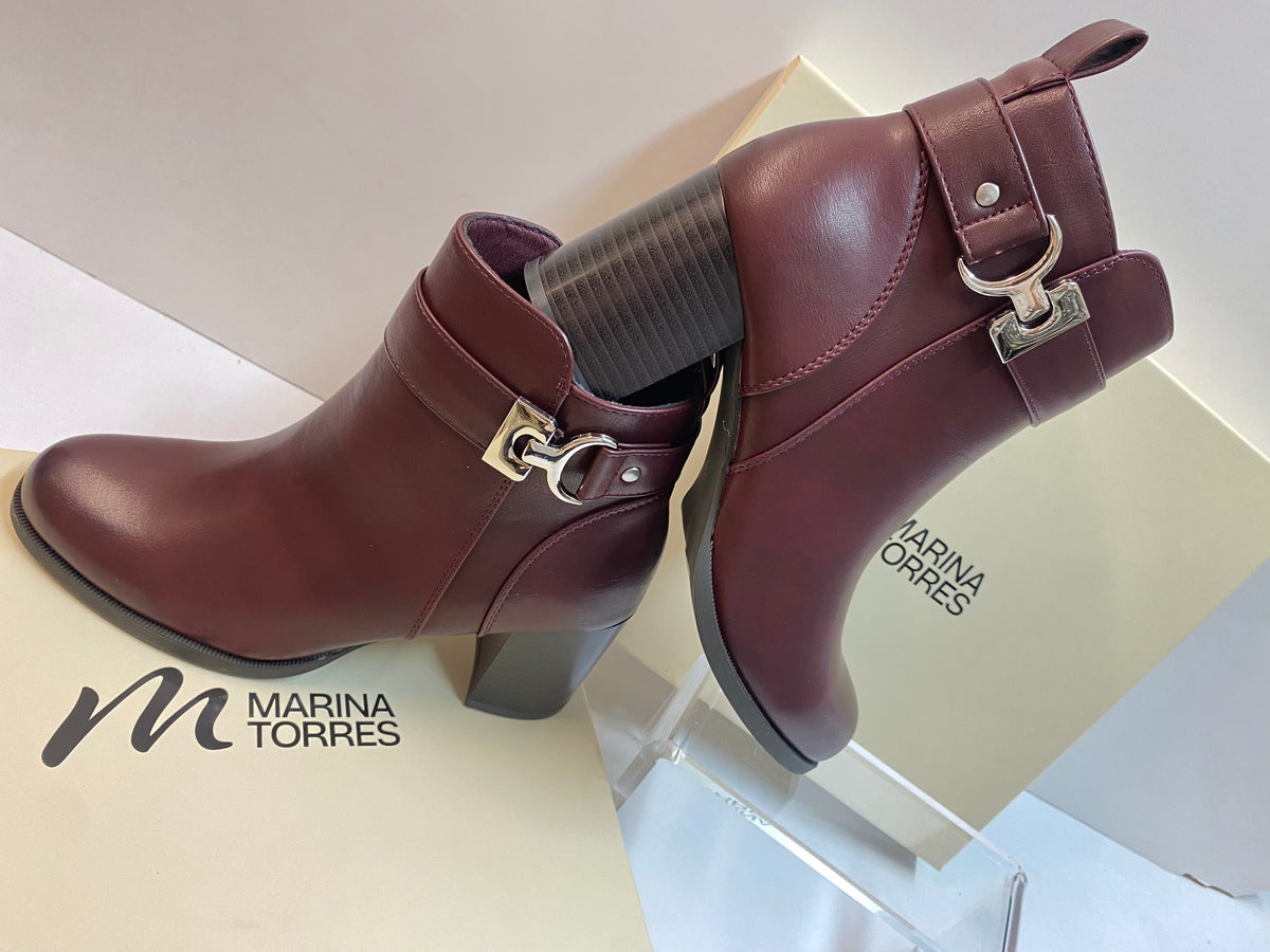 Marina Torres 9257-20 tronchetto elegante con fibbia