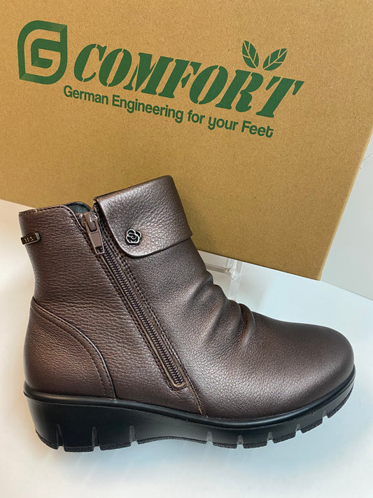 G Comfort 798-5Z Tronchetto comodo in pelle
