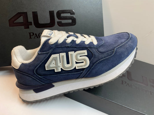 4US 25-450 Sneakers uomo in pelle scamosciata
