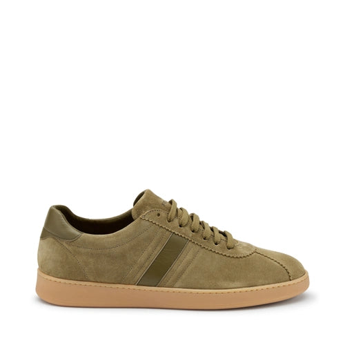Frau 24B3 sneaker uomo in suede verde