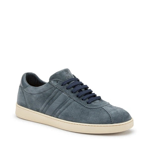 Frau 24B3 sneaker uomo in suede blù