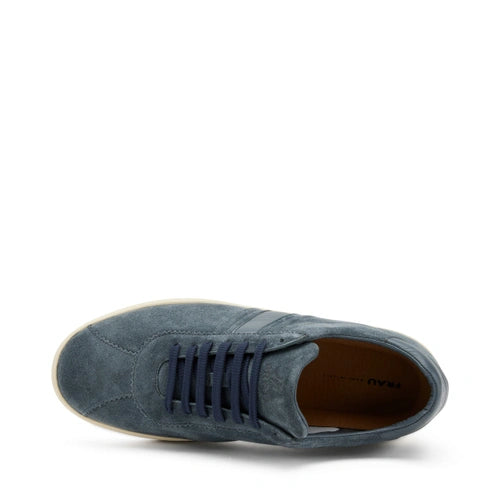 Frau 24B3 sneaker uomo in suede blù