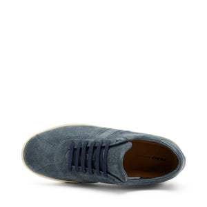 Frau 24B3 sneaker uomo in suede blù
