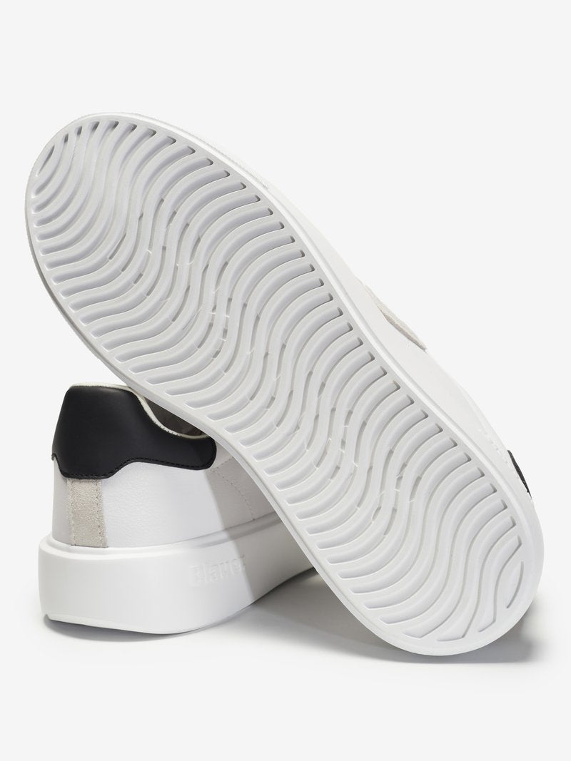 Blauer Buck02 sneaker allacciata stile tennis white/black