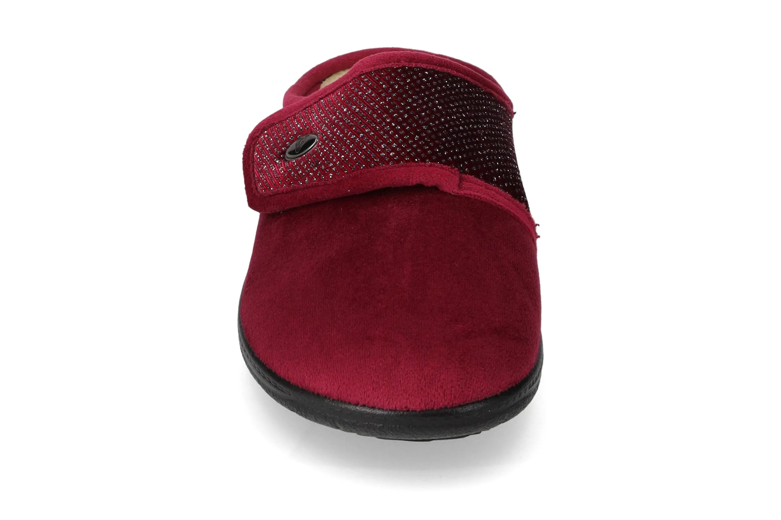 Valleverde 25103 Ciabatta donna in tessuto. Sottopiede estraibile