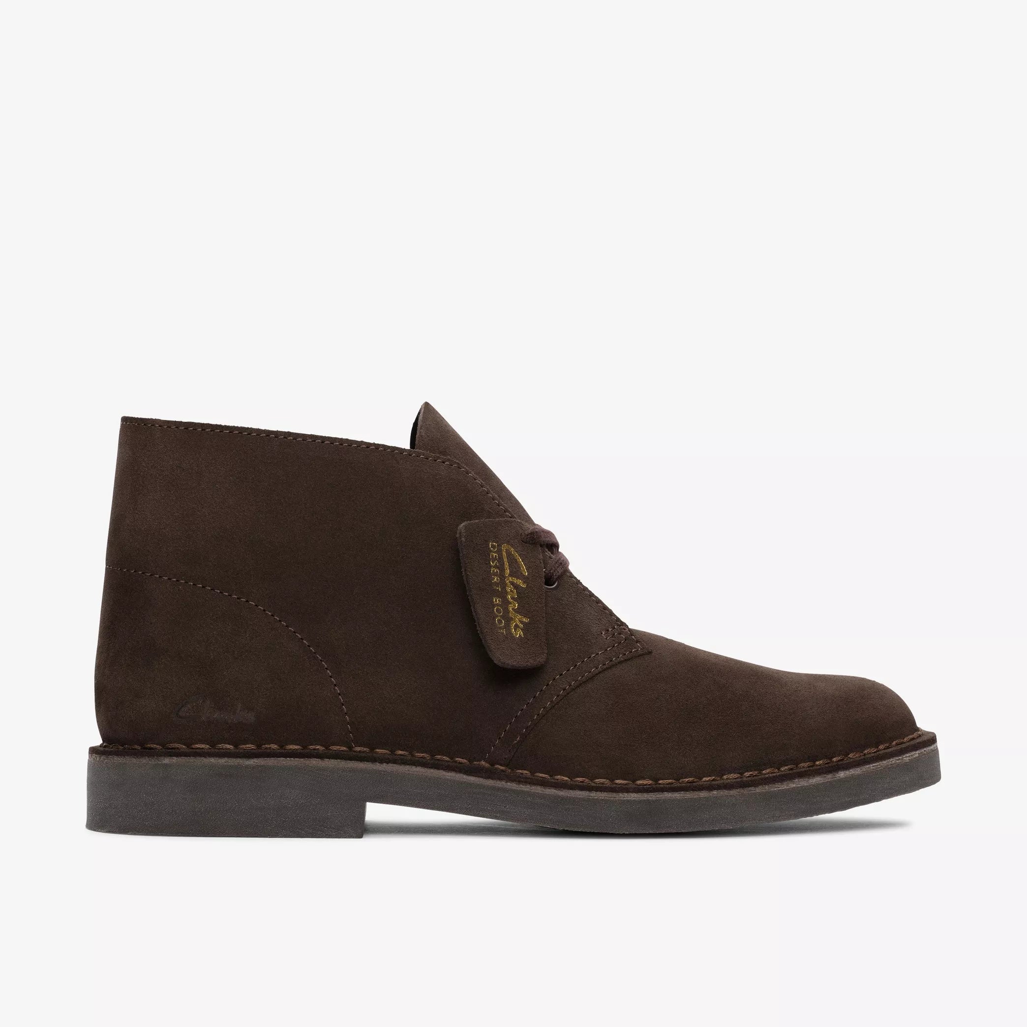 Clarks 26166784 Desert Boot Evo uomo Pelle scamosciata marrone scuro