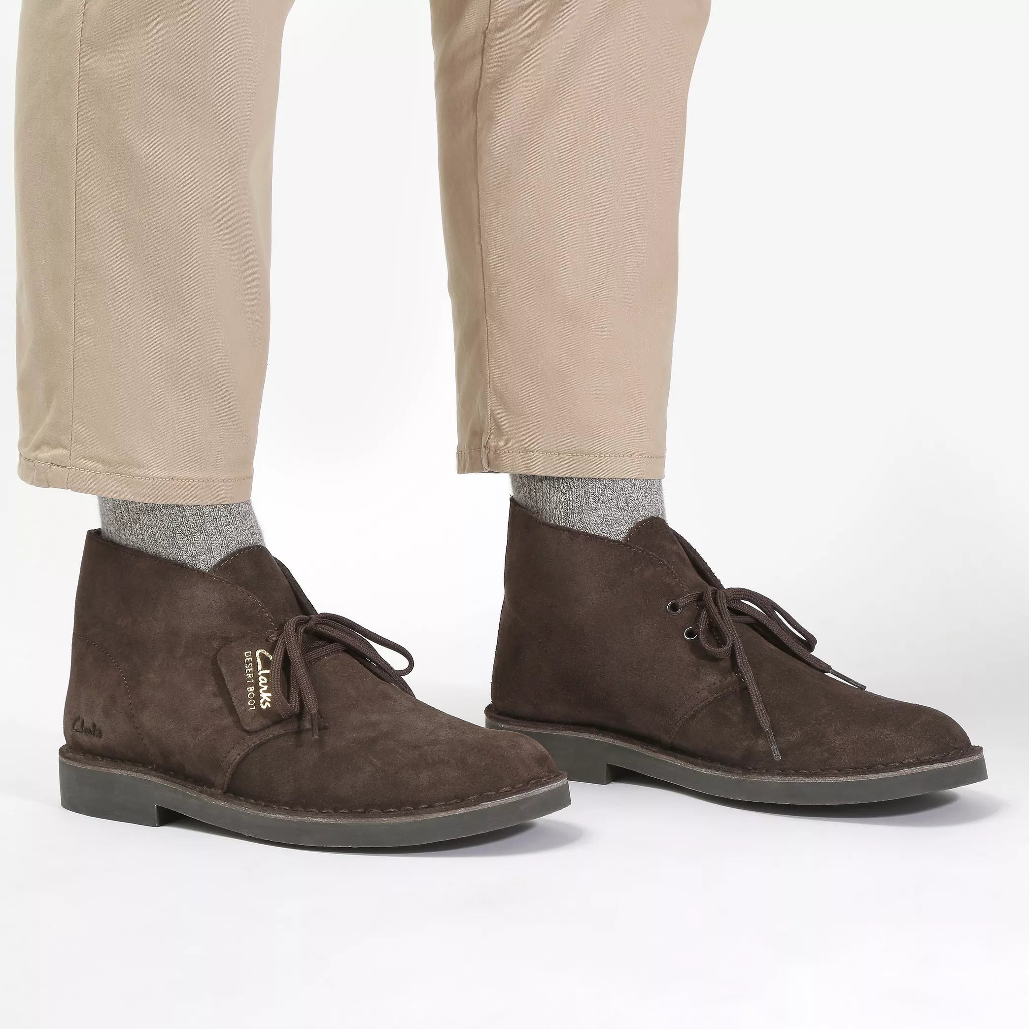 Clarks 26166784 Desert Boot Evo uomo Pelle scamosciata marrone scuro