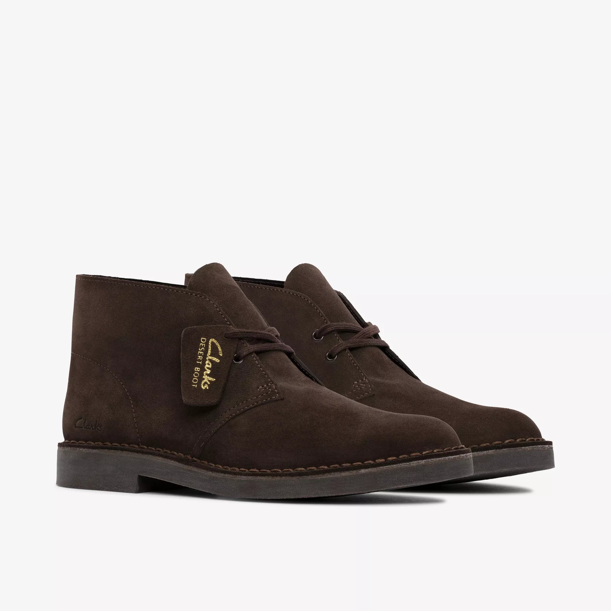 Clarks 26166784 Desert Boot Evo uomo Pelle scamosciata marrone scuro