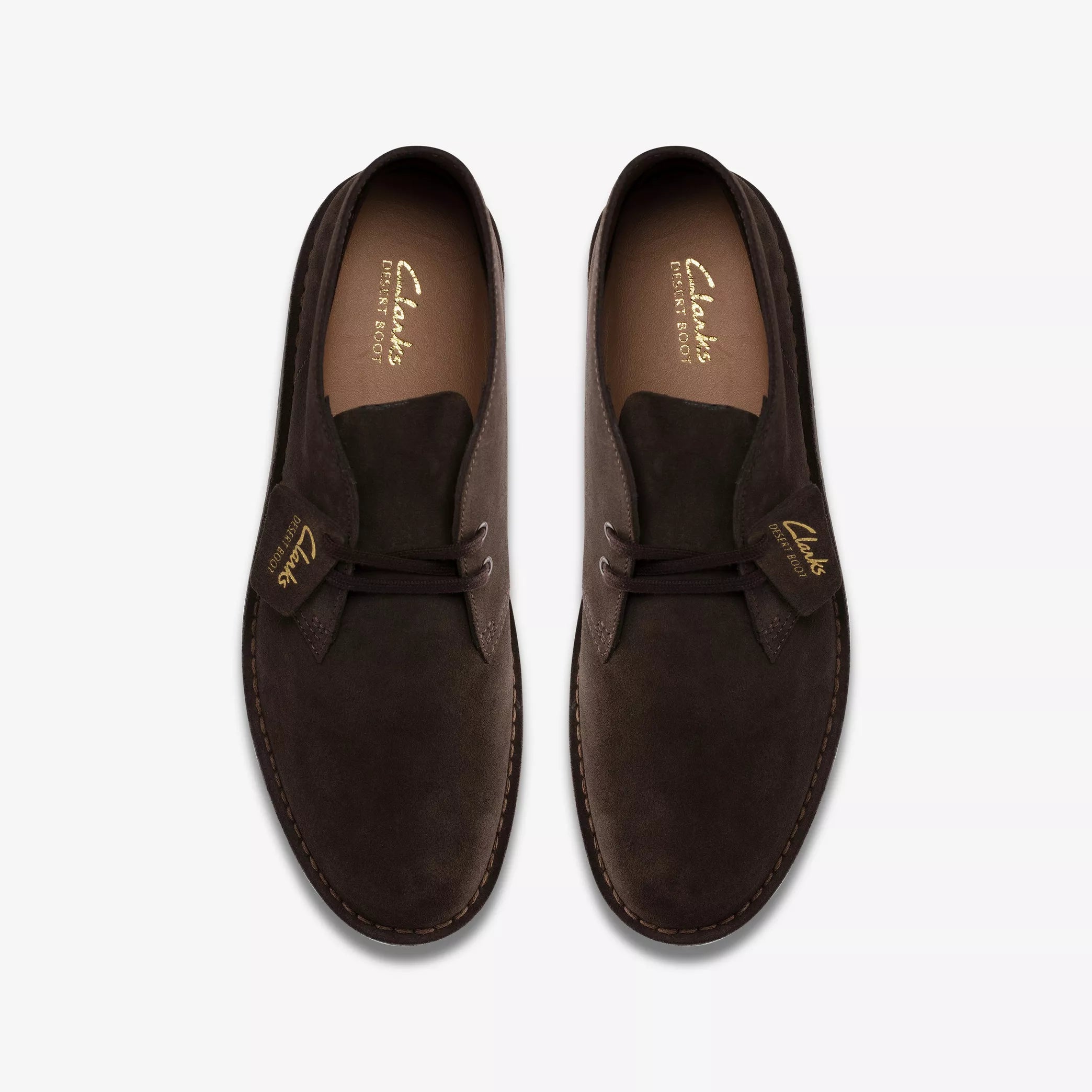 Clarks 26166784 Desert Boot Evo uomo Pelle scamosciata marrone scuro