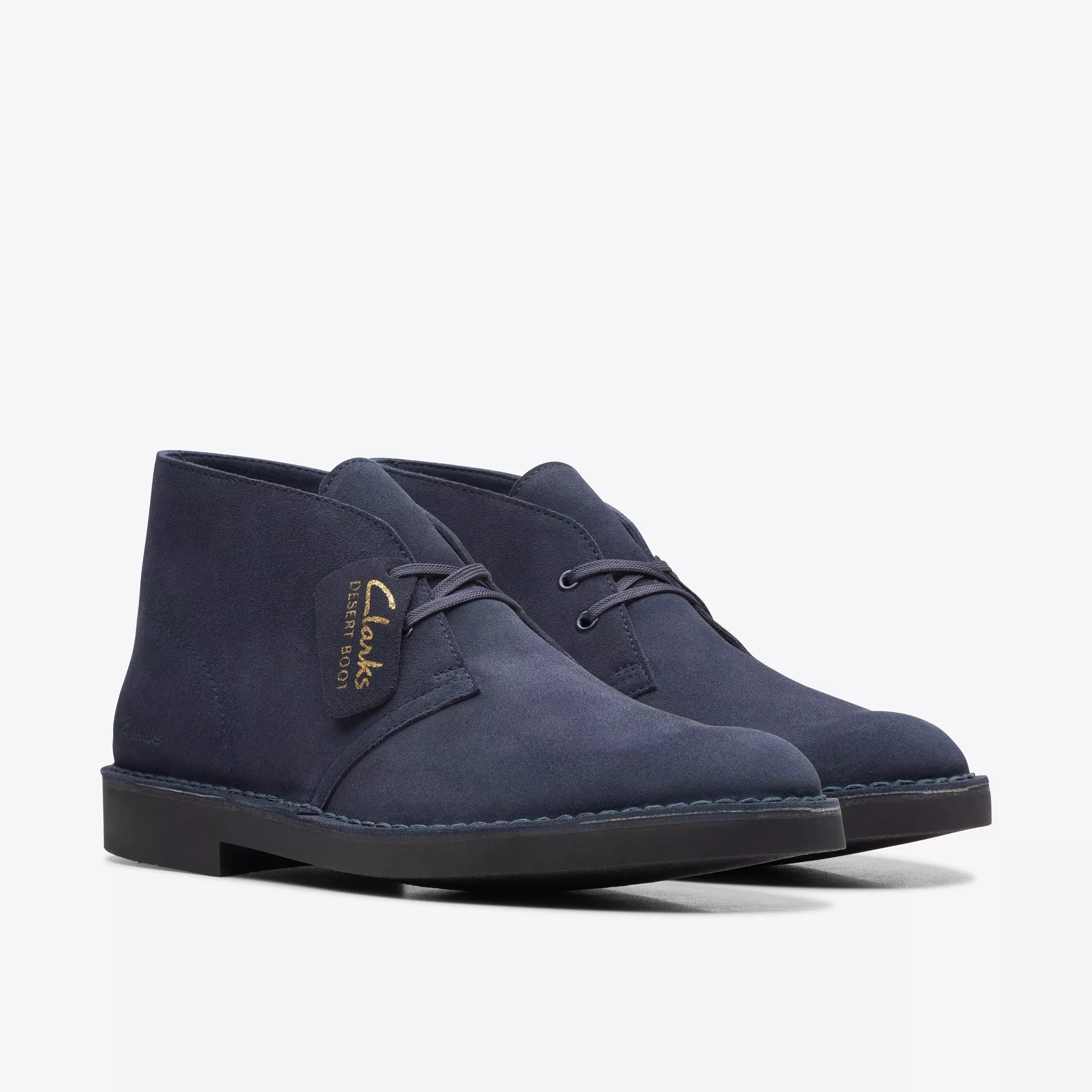 Clarks 26168085 Desert Boot Evo Pelle uomo scamosciata blu scuro