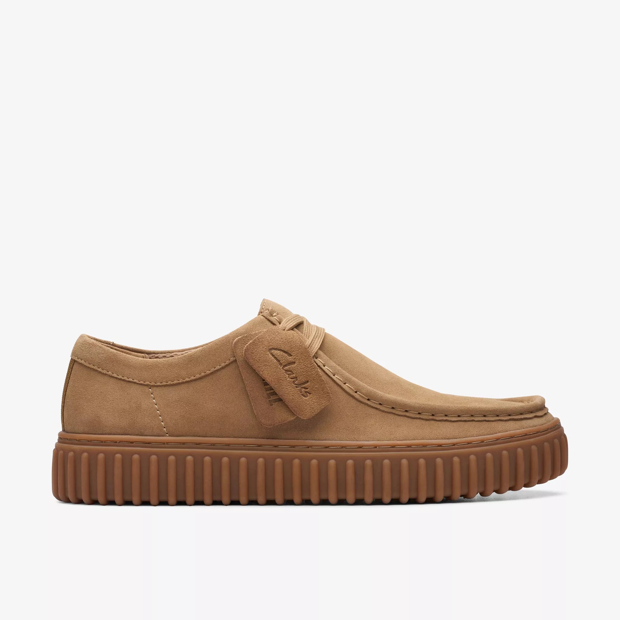 Clarks 26173471 Torhill Lo uomo Camoscio Sabbia Scuro