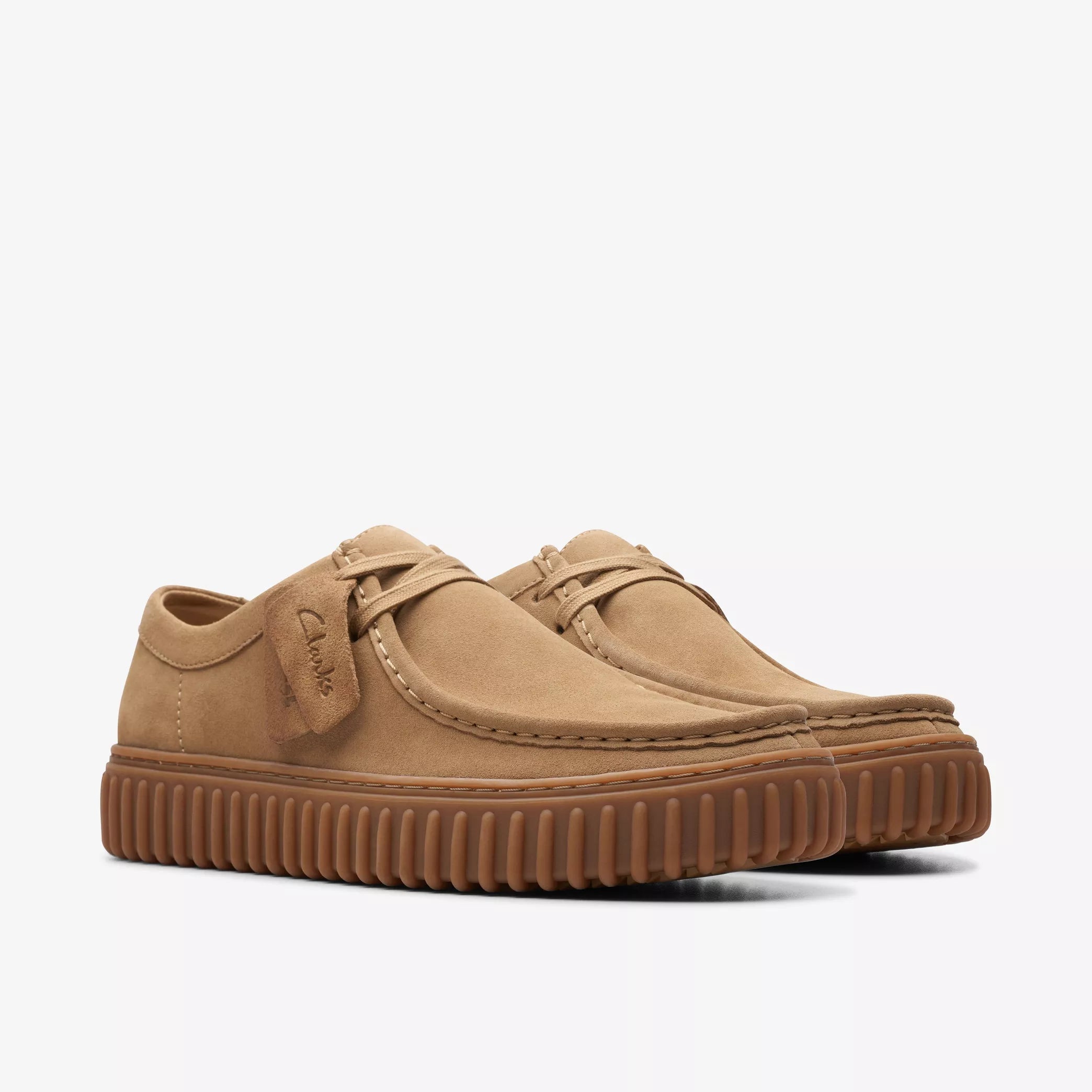 Clarks 26173471 Torhill Lo uomo Camoscio Sabbia Scuro