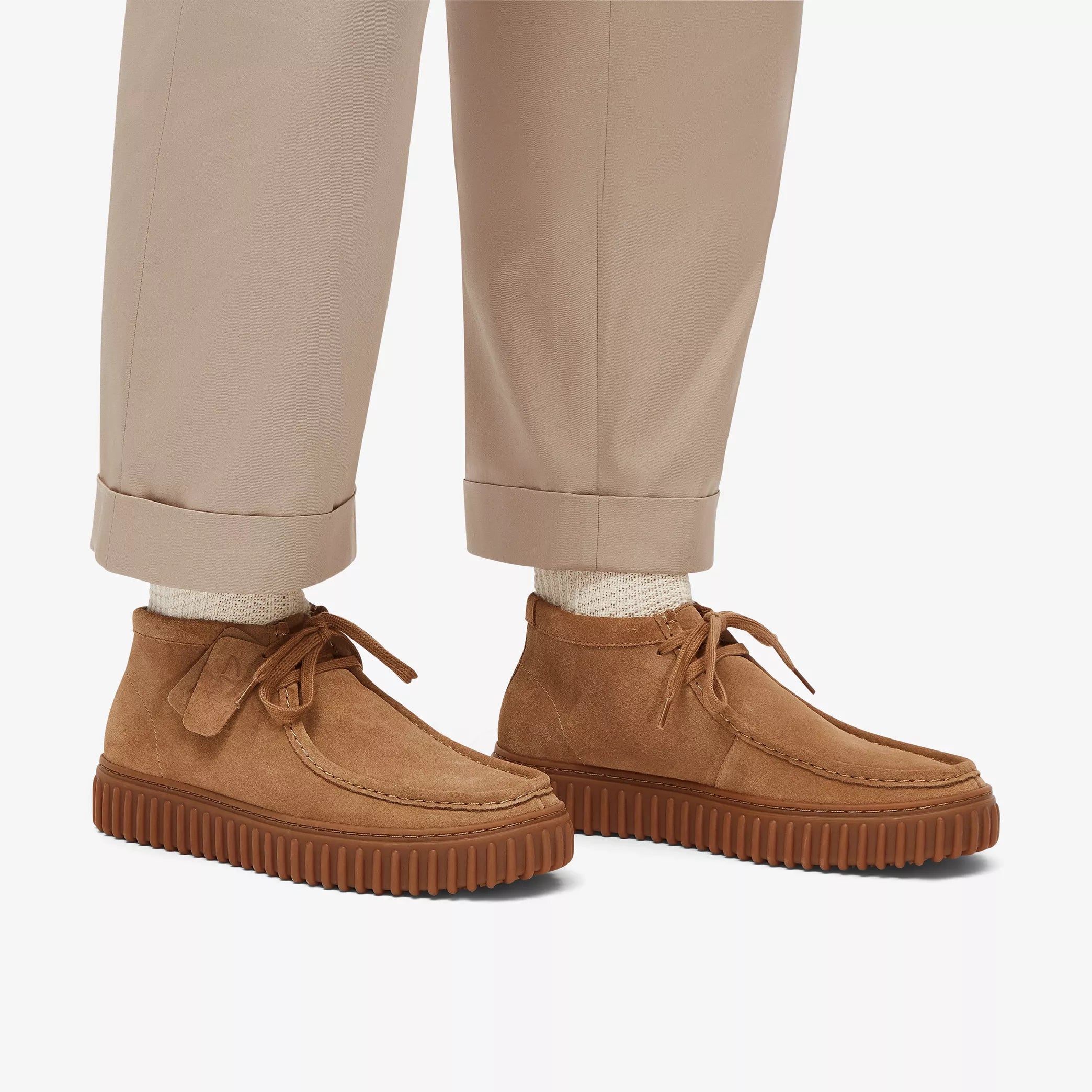 Clarks 26173663 Torhill Hi uomo Camoscio Sabbia Scuro
