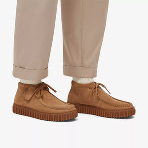 Clarks 26173663 Torhill Hi uomo Camoscio Sabbia Scuro