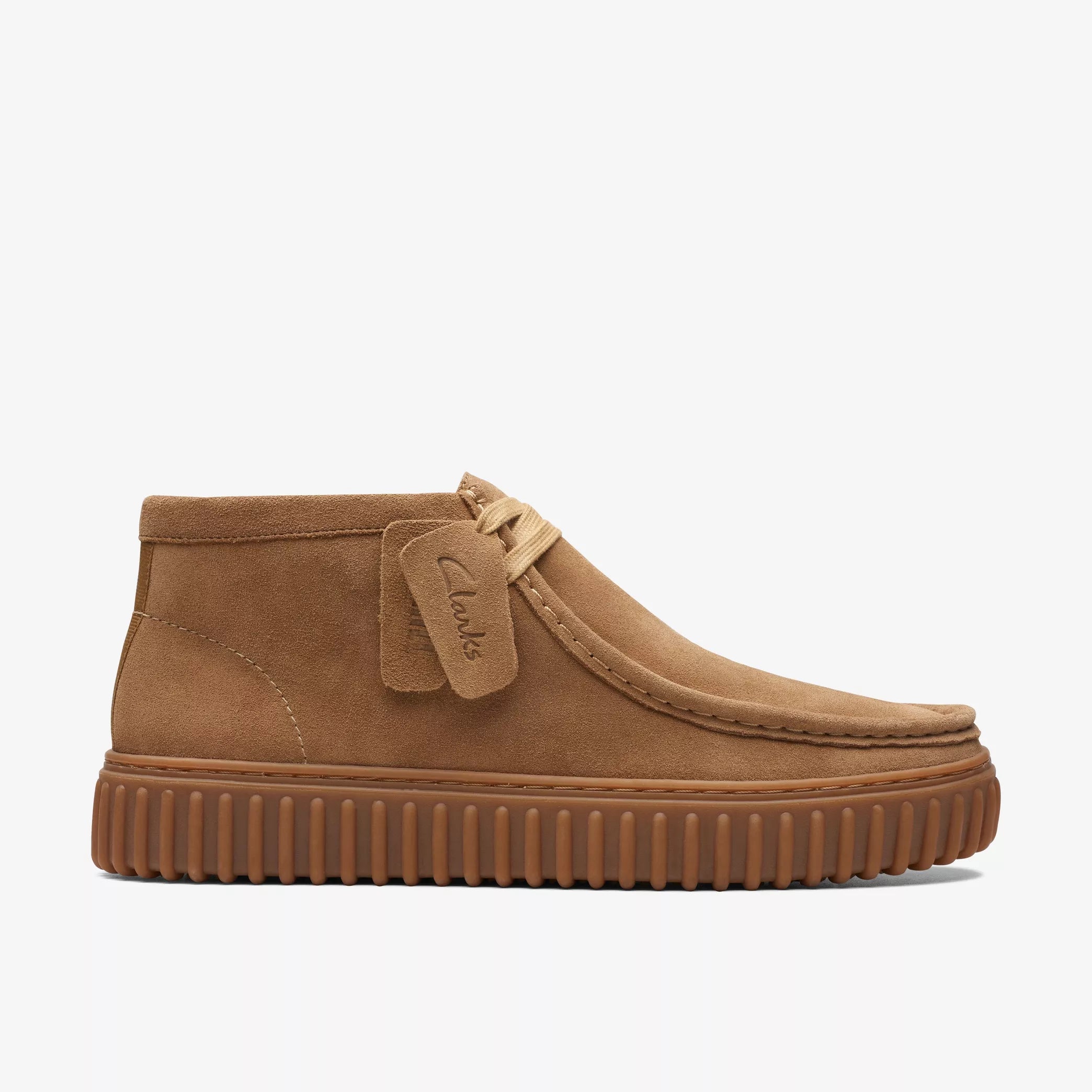 Clarks 26173663 Torhill Hi uomo Camoscio Sabbia Scuro