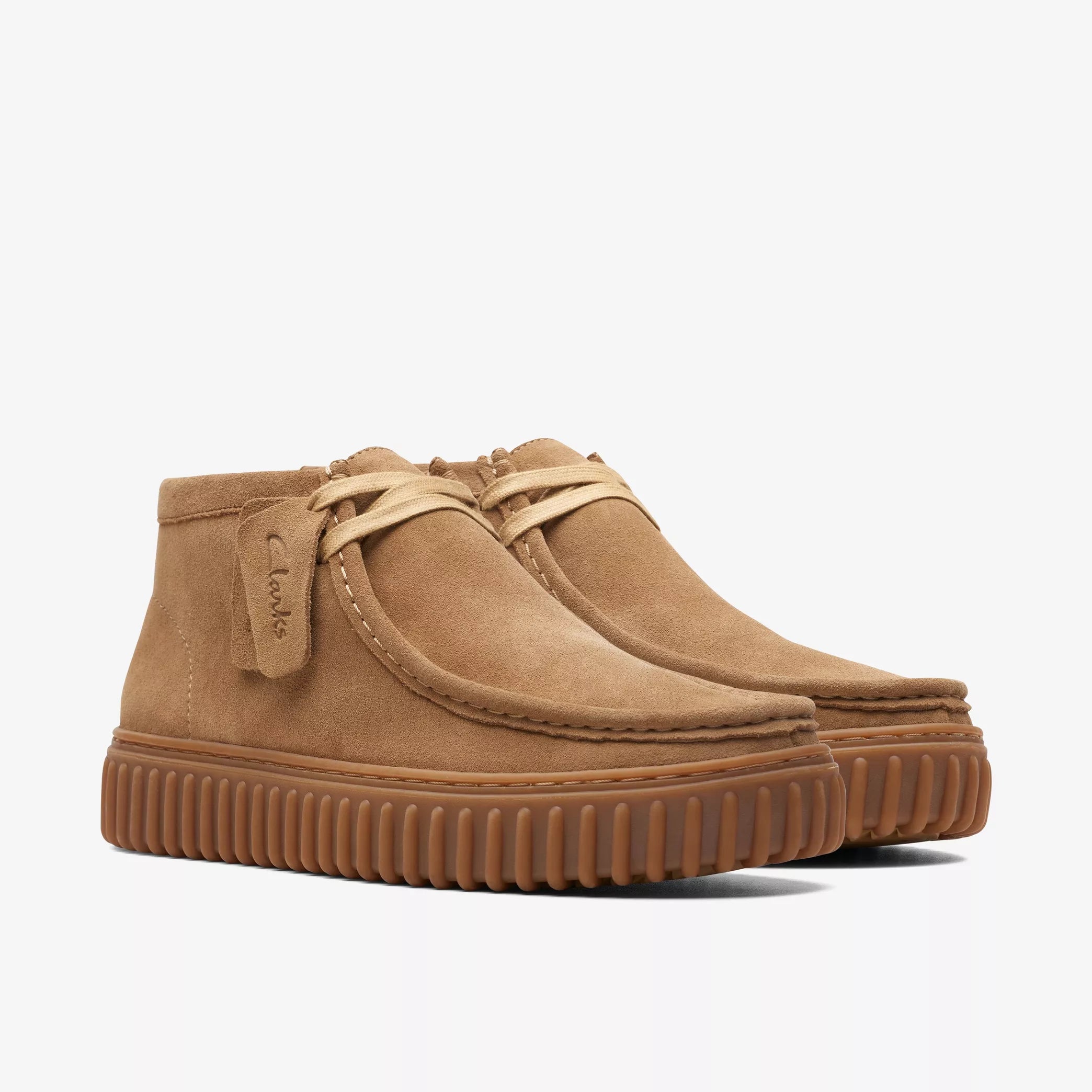 Clarks 26173663 Torhill Hi uomo Camoscio Sabbia Scuro