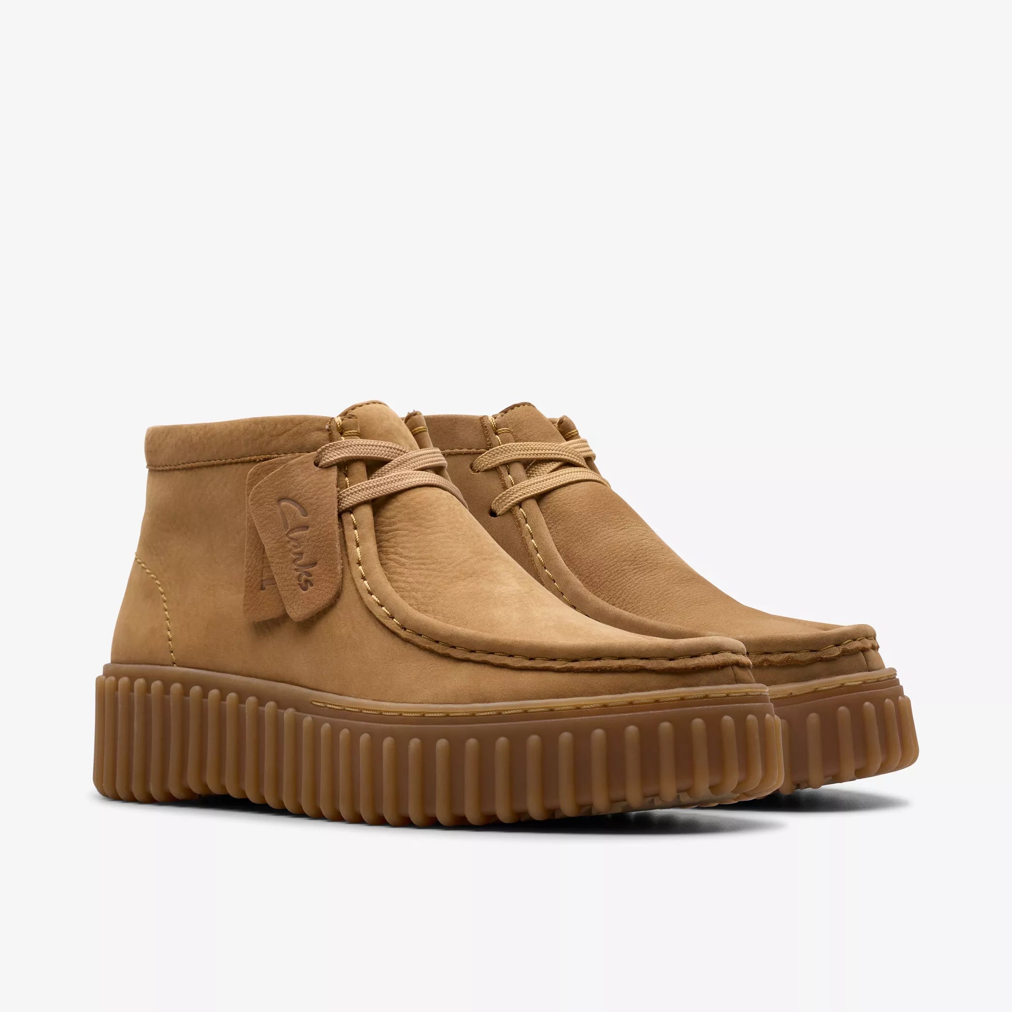 Clarks 26179359 Torhill Moss donna Nabuk marrone chiaro