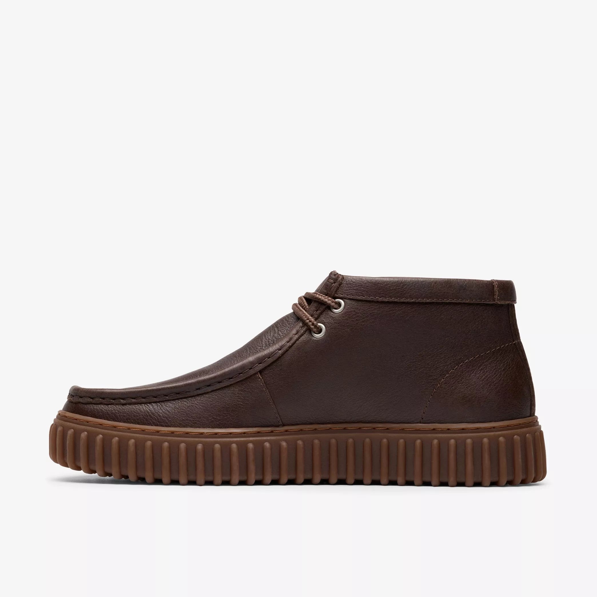 Clarks 26183425 Torhill Hi uomo Pelle marrone scuro