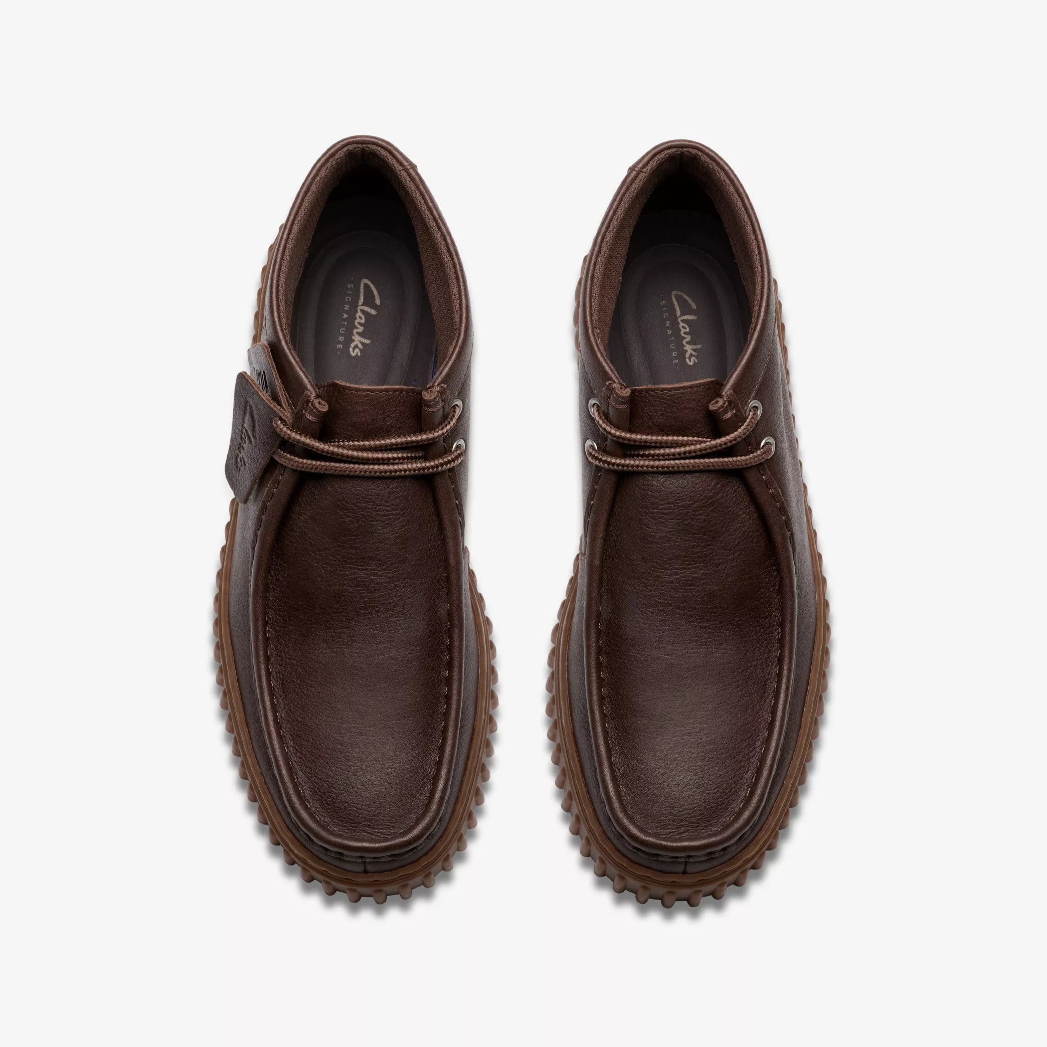 Clarks 26183425 Torhill Hi uomo Pelle marrone scuro