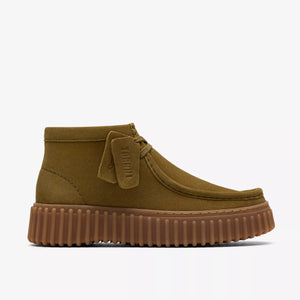 Clarks 26183872 Torhill Moss donna Pelle scamosciata verde oliva