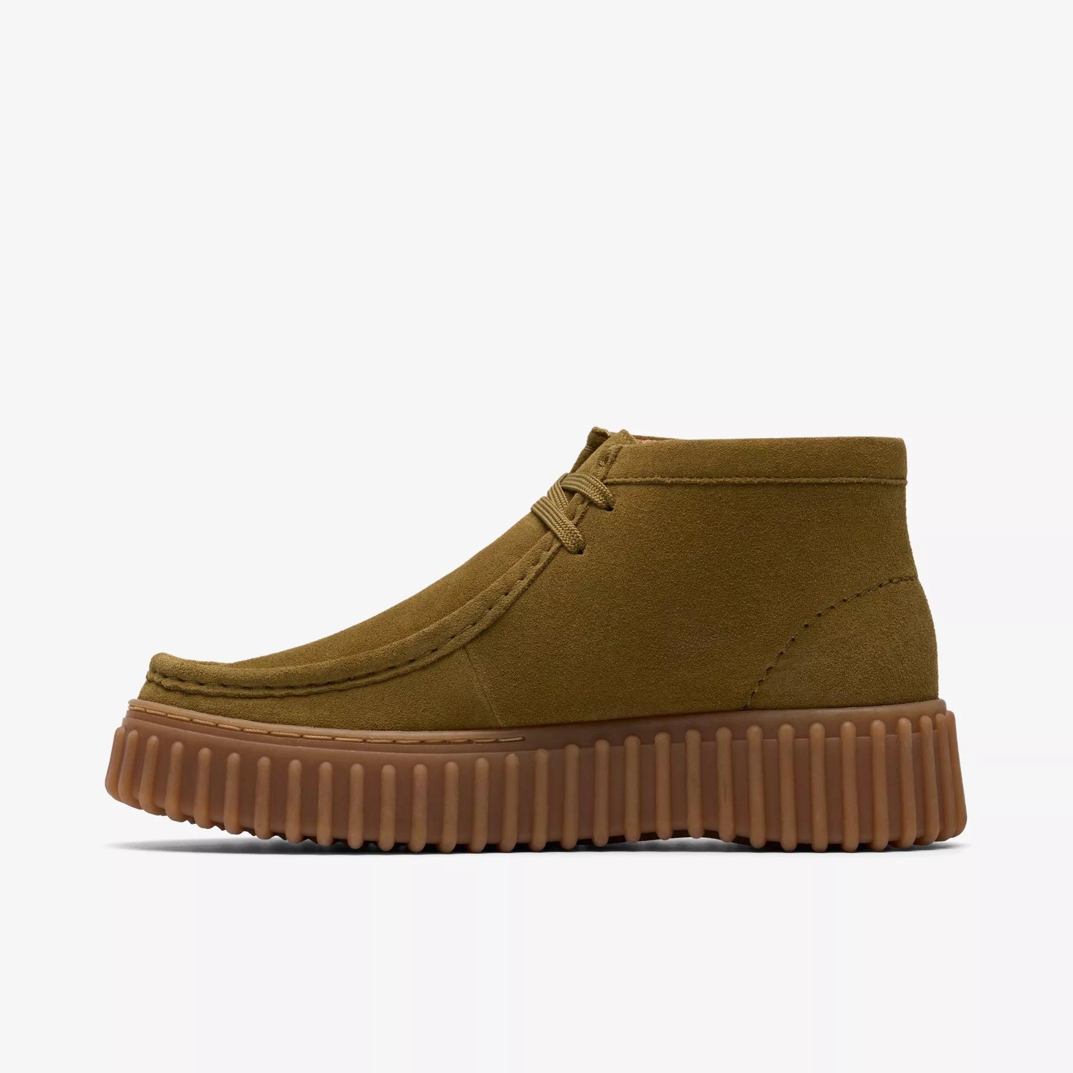 Clarks 26183872 Torhill Moss donna Pelle scamosciata verde oliva