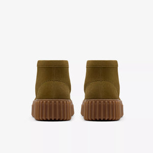 Clarks 26183872 Torhill Moss donna Pelle scamosciata verde oliva