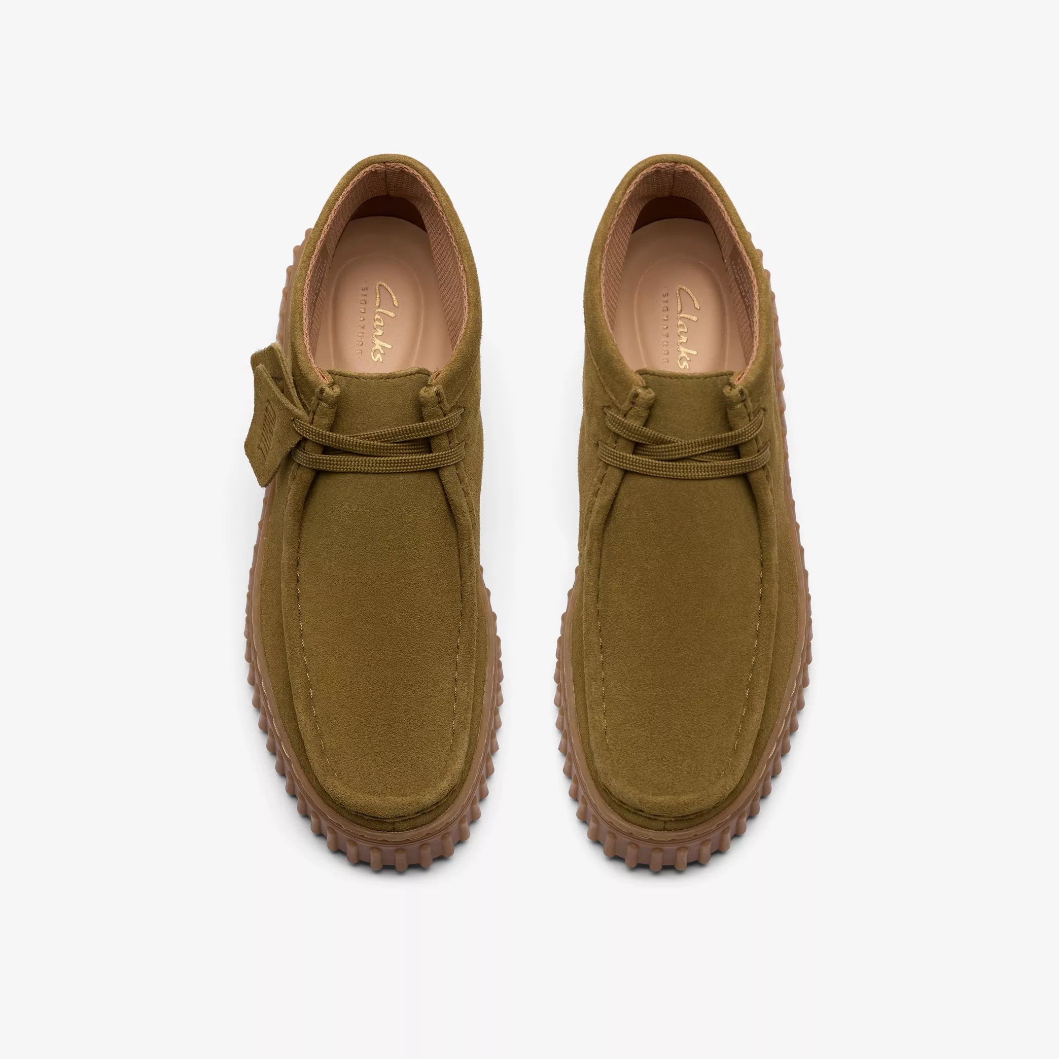 Clarks 26183872 Torhill Moss donna Pelle scamosciata verde oliva