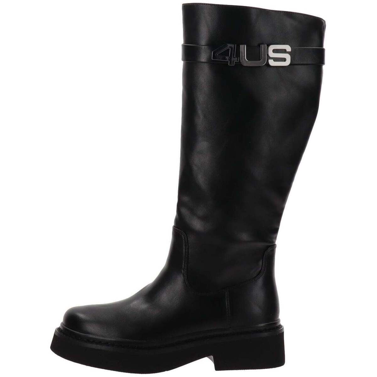 4US 4US009 stivali donna con logo