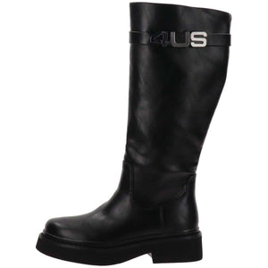 4US 4US009 stivali donna con logo